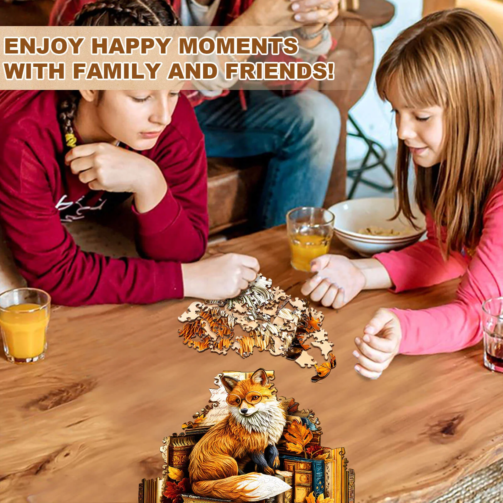 Book Fox Wooden Jigsaw Puzzle - Image 12