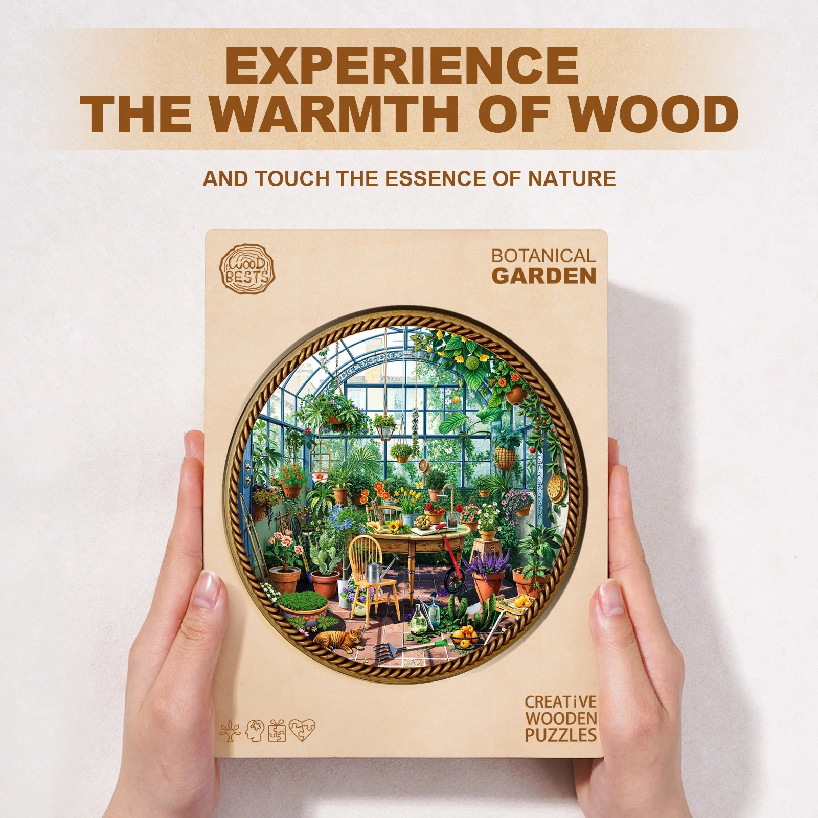 botanical garden Wooden Jigsaw Puzzle - Image 3