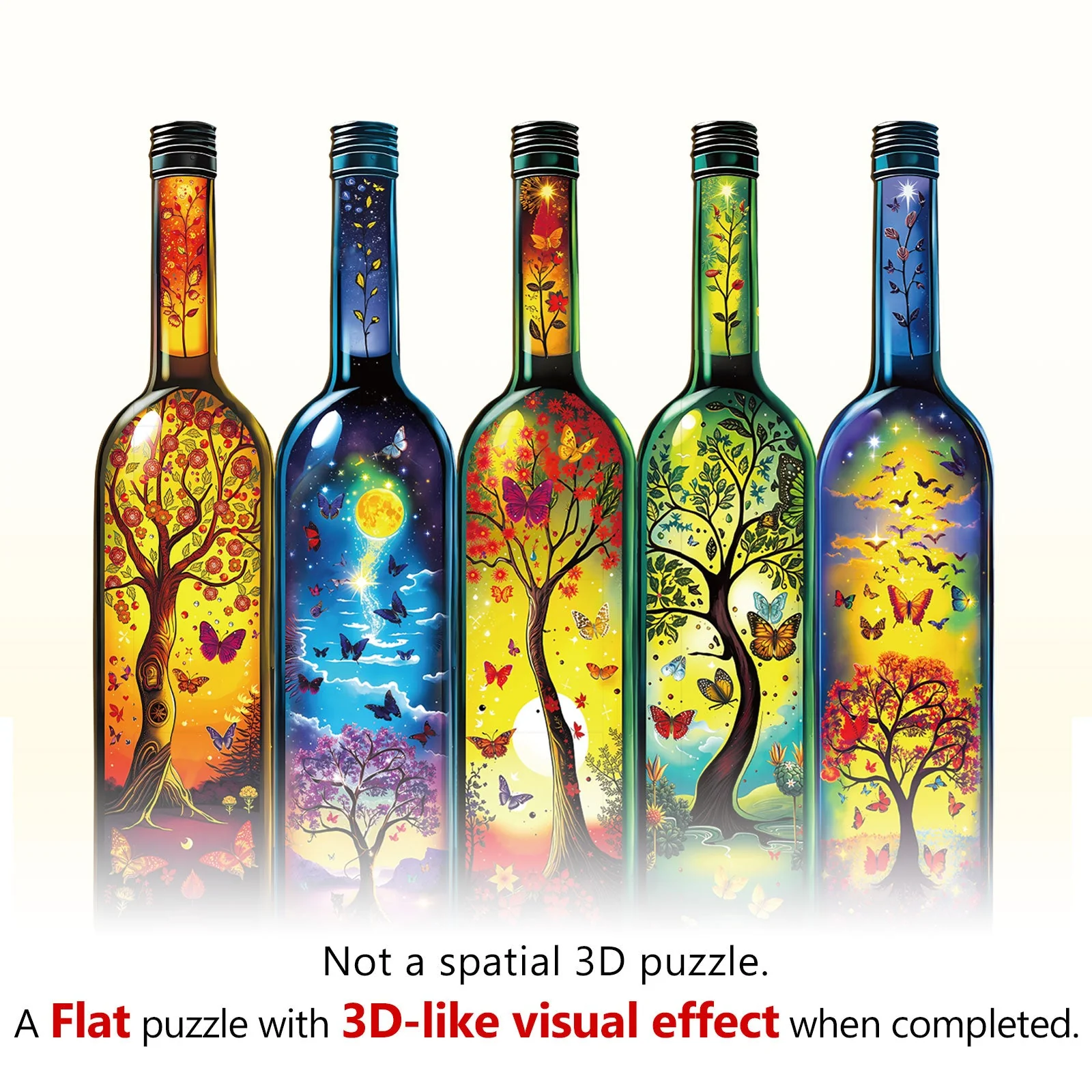 Bottle of Life Wooden Jigsaw Puzzle - Image 2