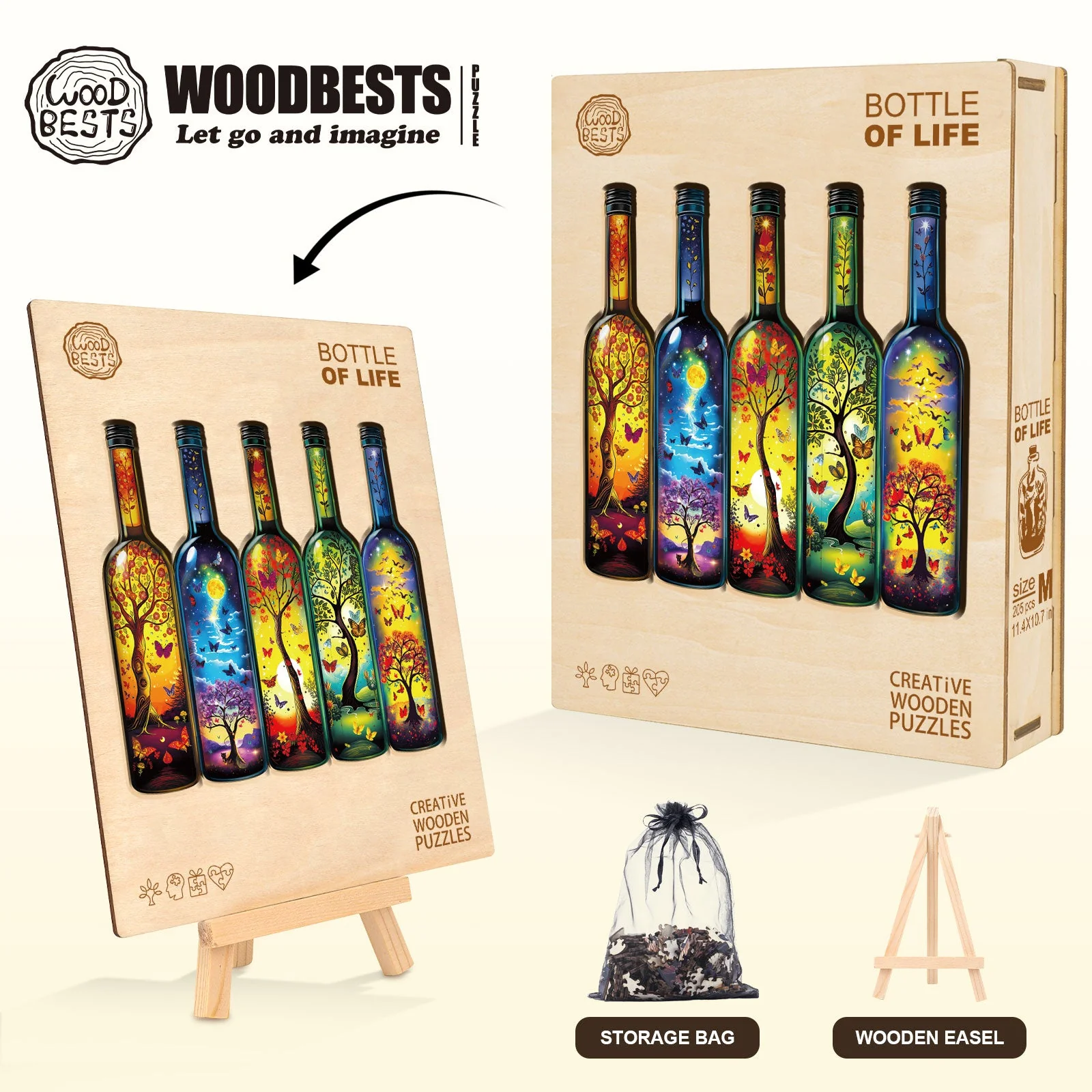 Bottle of Life Wooden Jigsaw Puzzle - Image 7