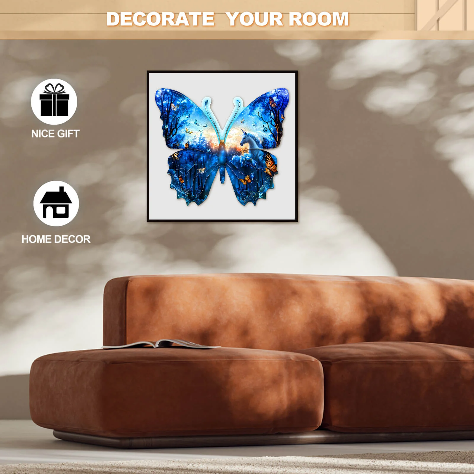 Butterfly Forest Wooden Jigsaw Puzzle - Image 6