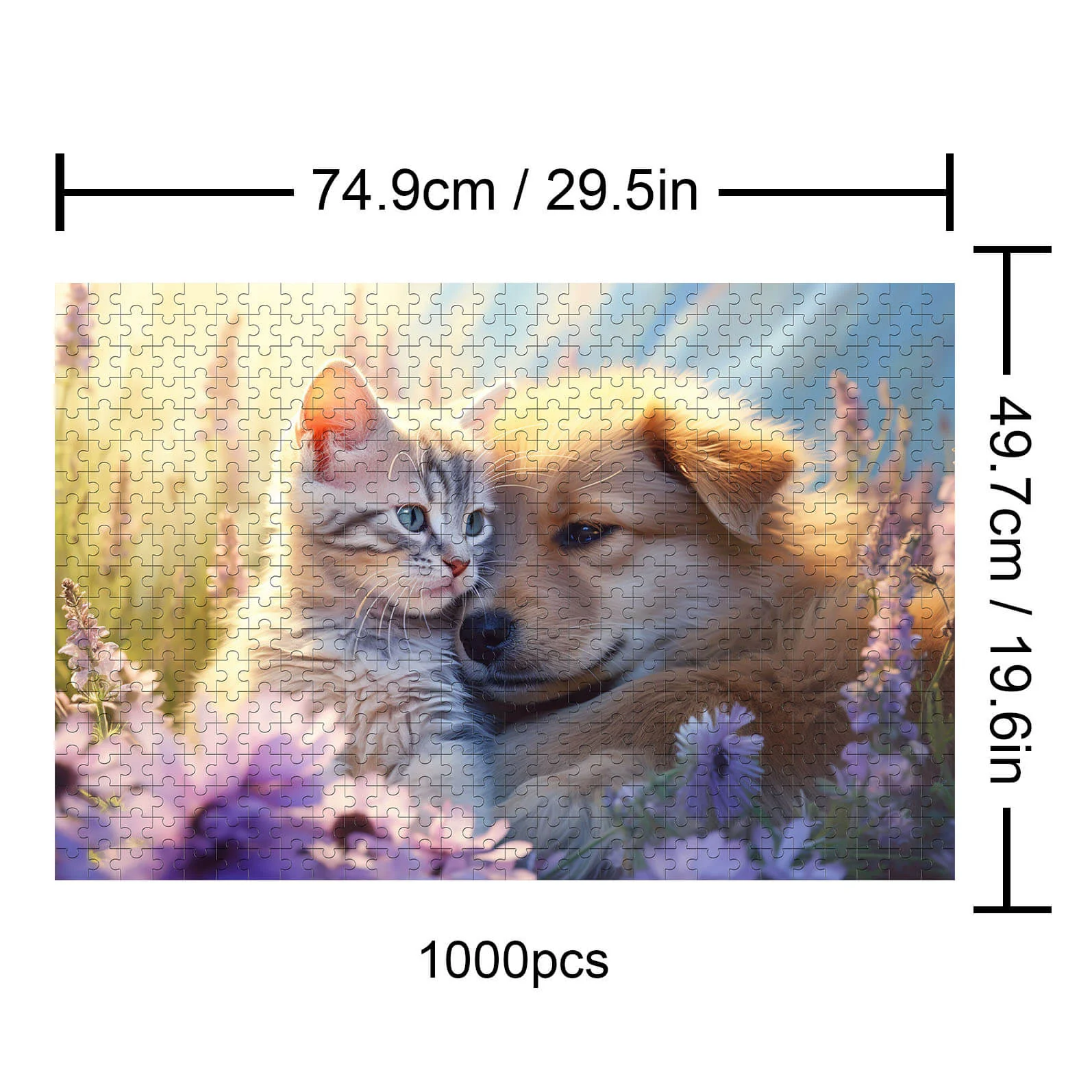 Childhood Sweethearts 500 / 1000 Piece Puzzle - Image 4