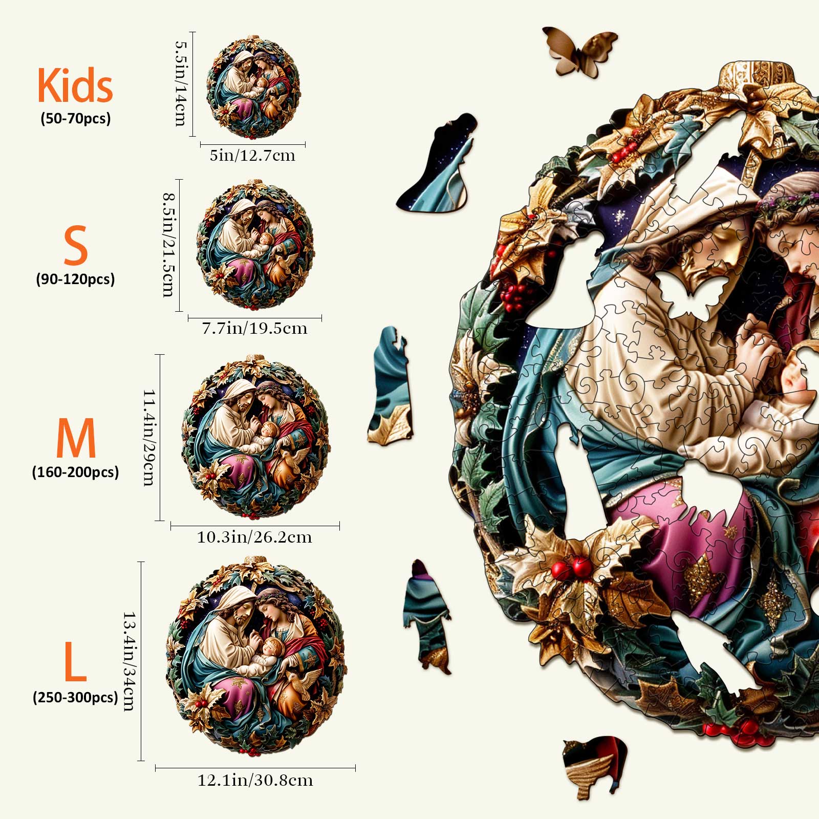 Children of The Dawn Wooden Jigsaw Puzzle - Image 4