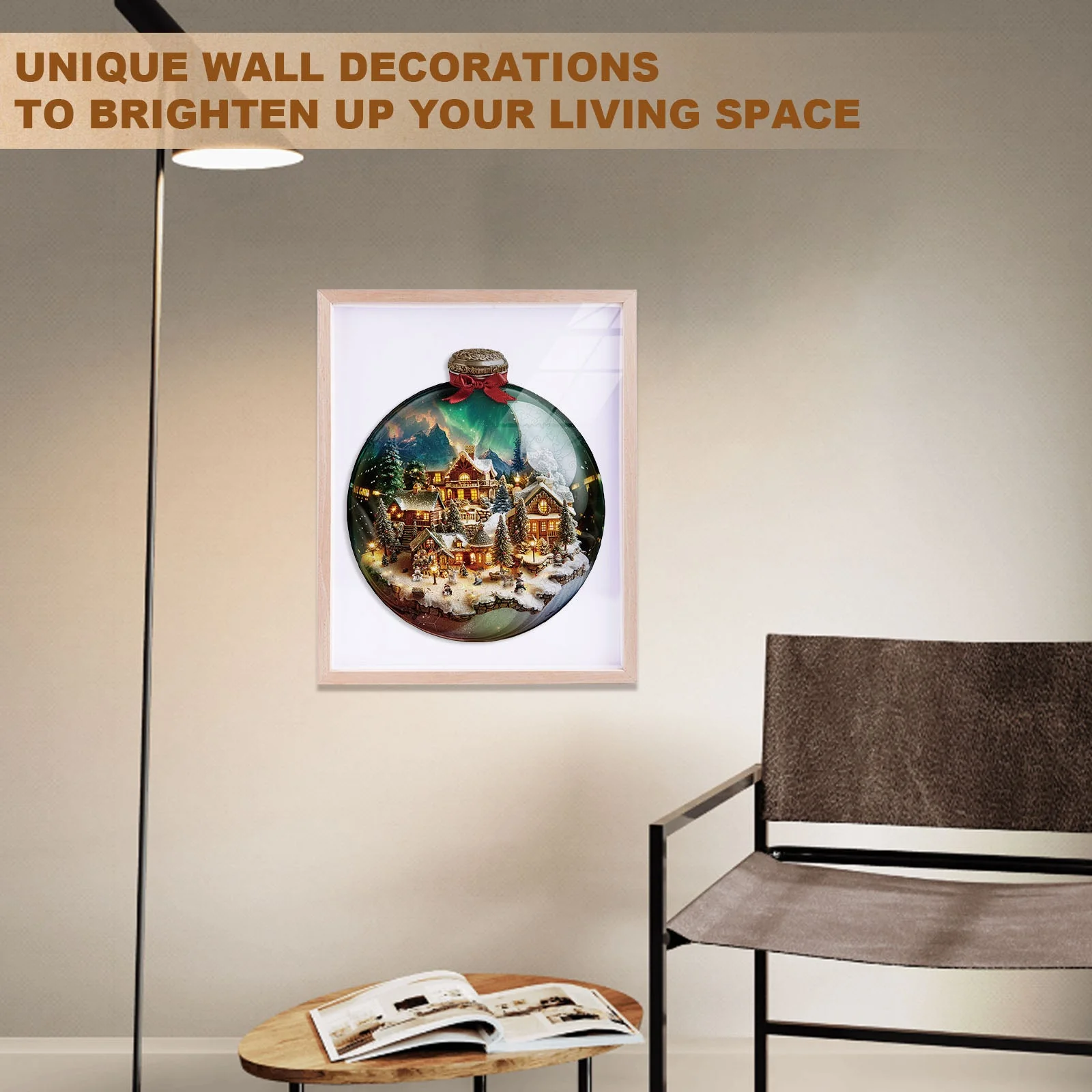 Christmas crystal ball Wooden Jigsaw Puzzle - Image 12