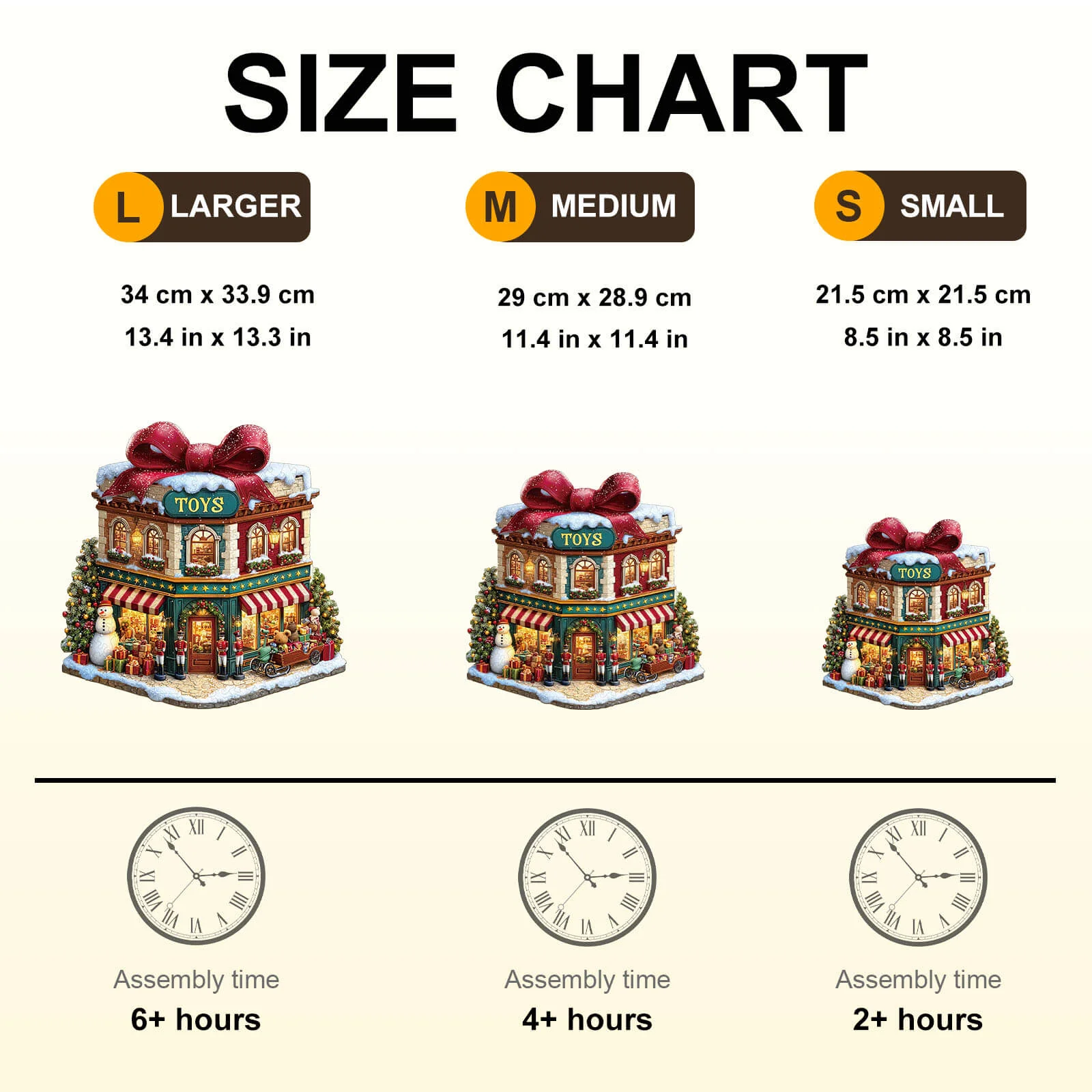 Christmas Toy Store Wooden Jigsaw Puzzle - Image 9