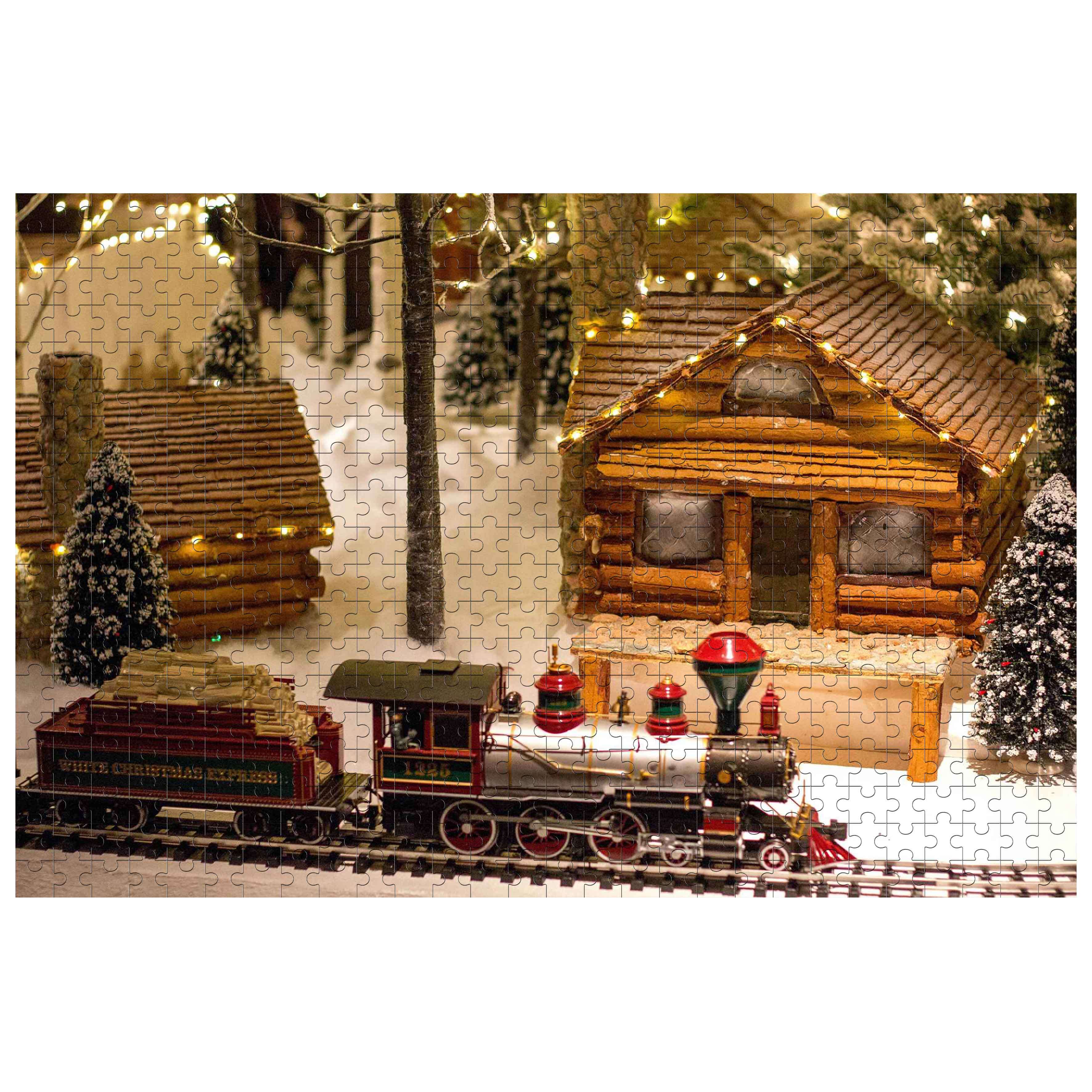 Christmas Train Paradise 500 / 1000 Piece Puzzle - Image 3
