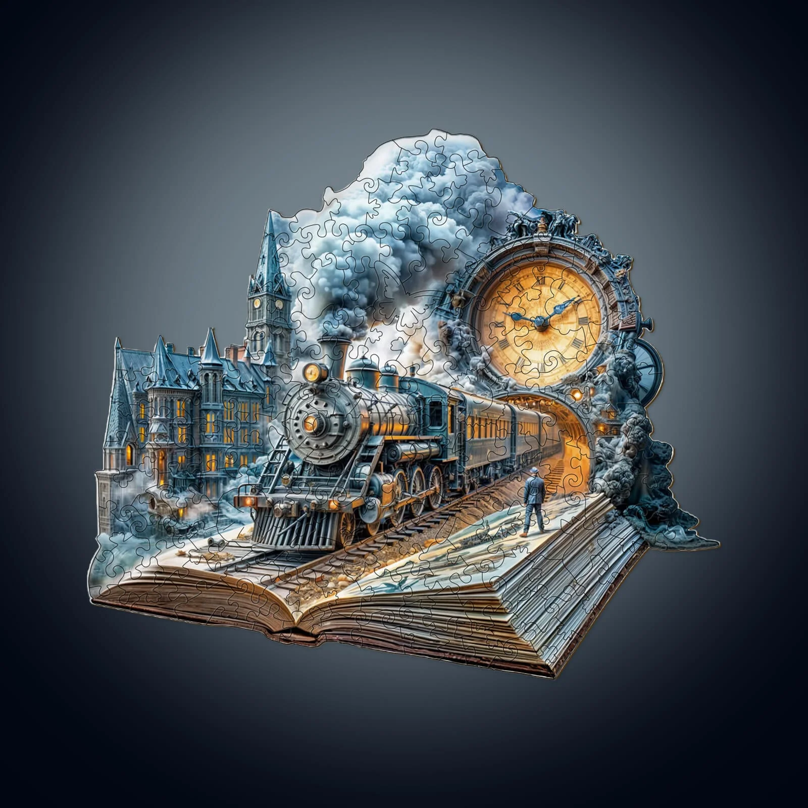 Chrono Train Wooden Jigsaw Puzzle - Image 2
