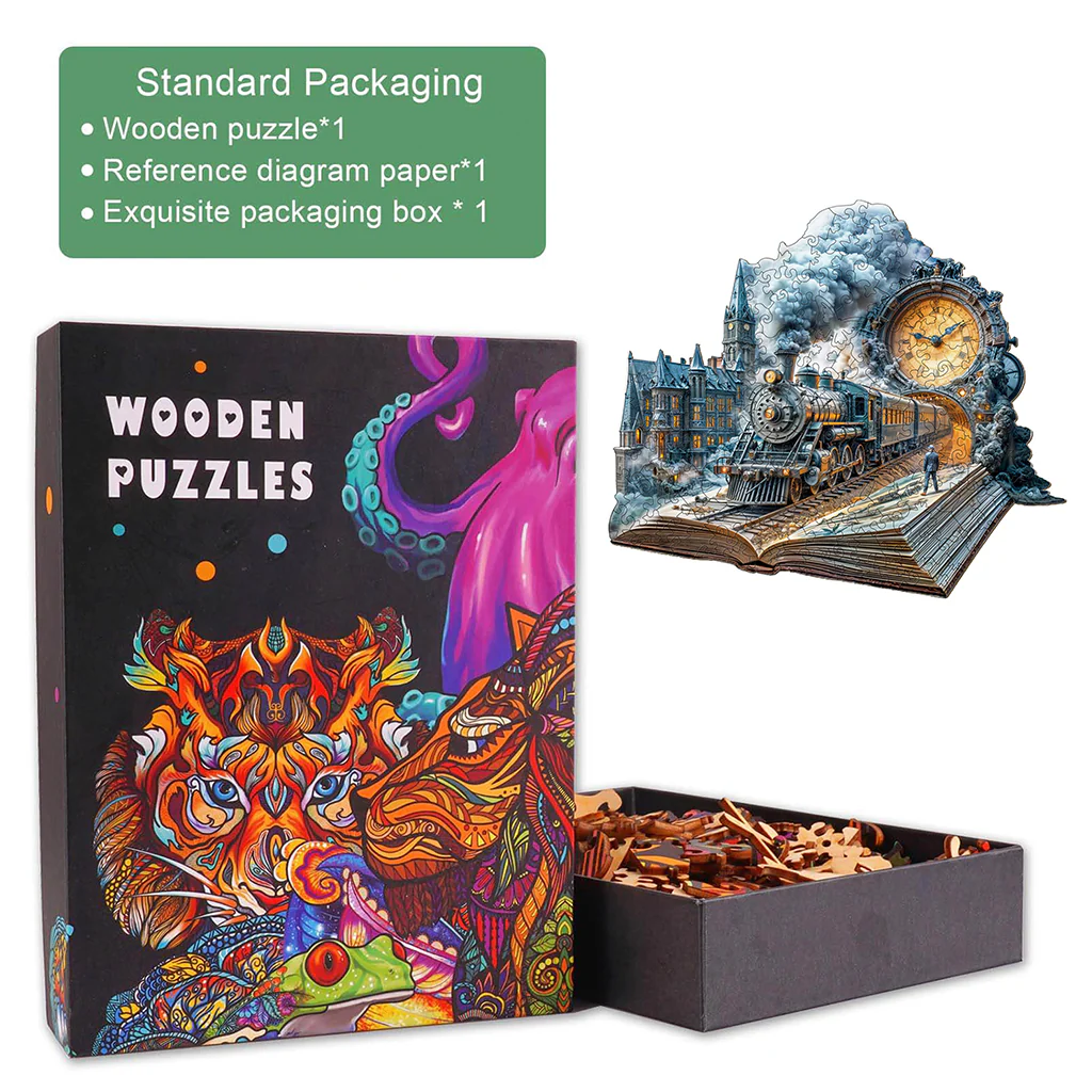 Chrono Train Wooden Jigsaw Puzzle - Image 6