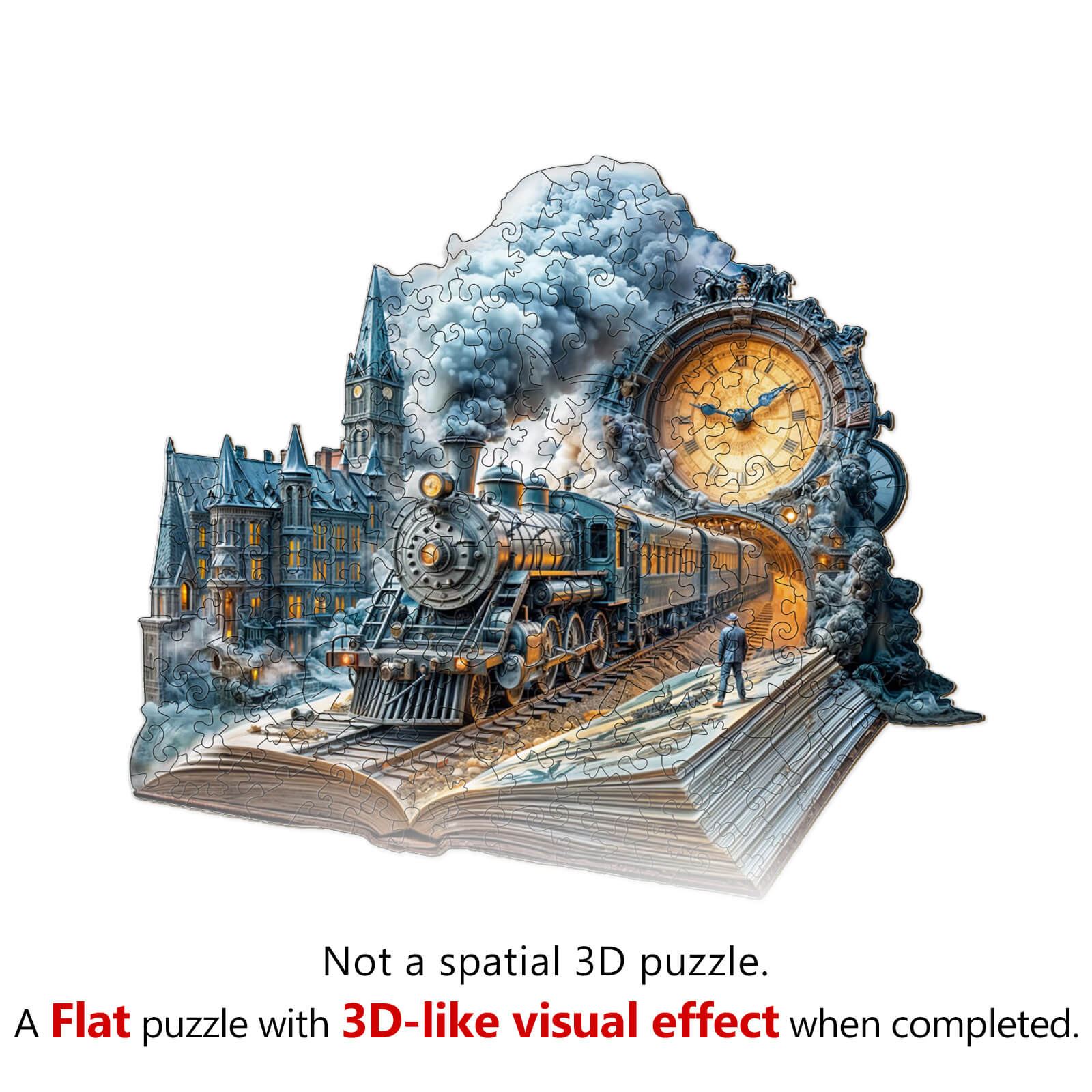 Chrono Train Wooden Jigsaw Puzzle - Image 8