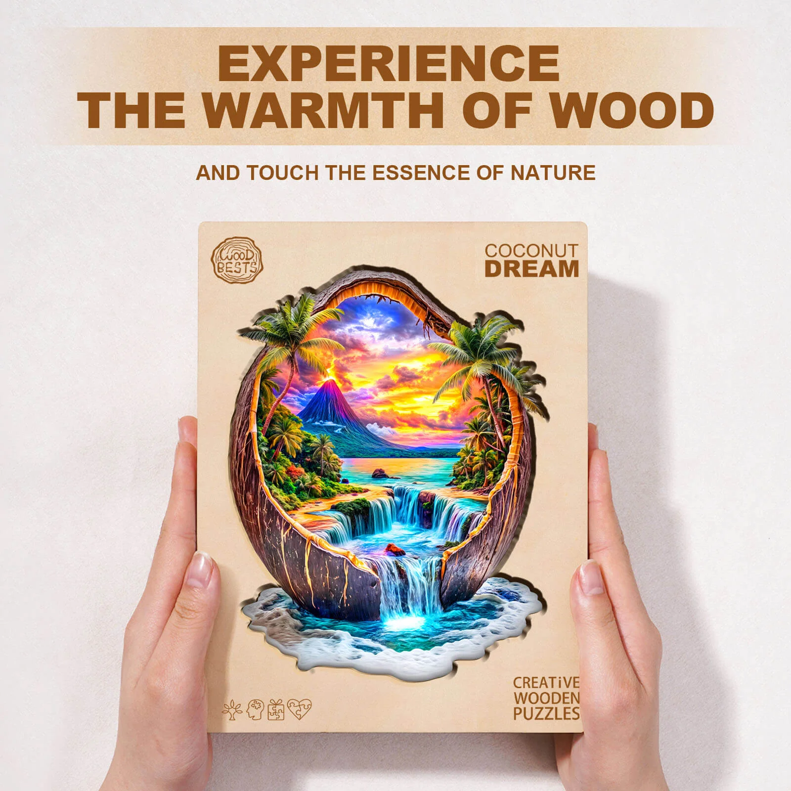Coconut Dream Wooden Jigsaw Puzzle - Image 4