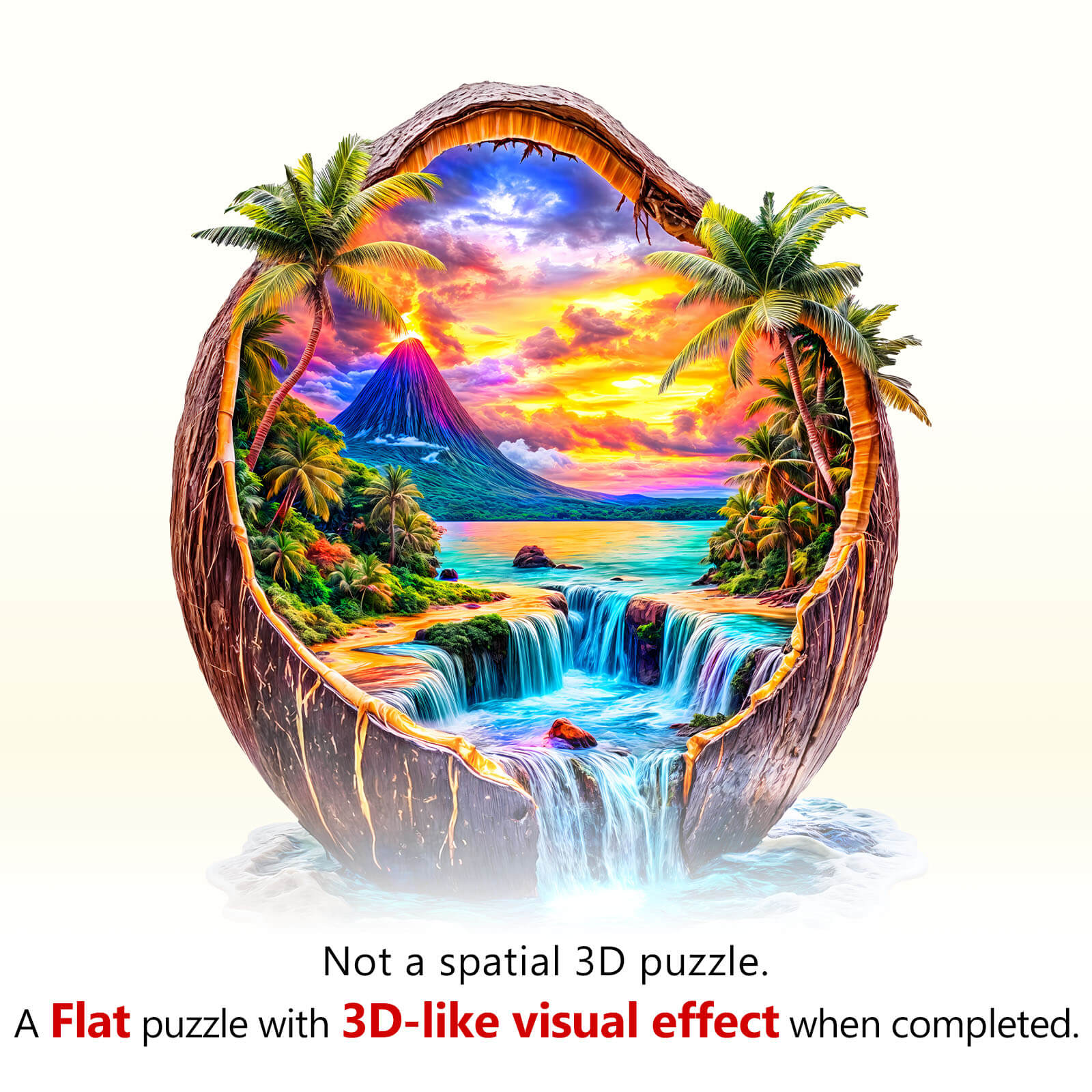 Coconut Dream Wooden Jigsaw Puzzle - Image 9