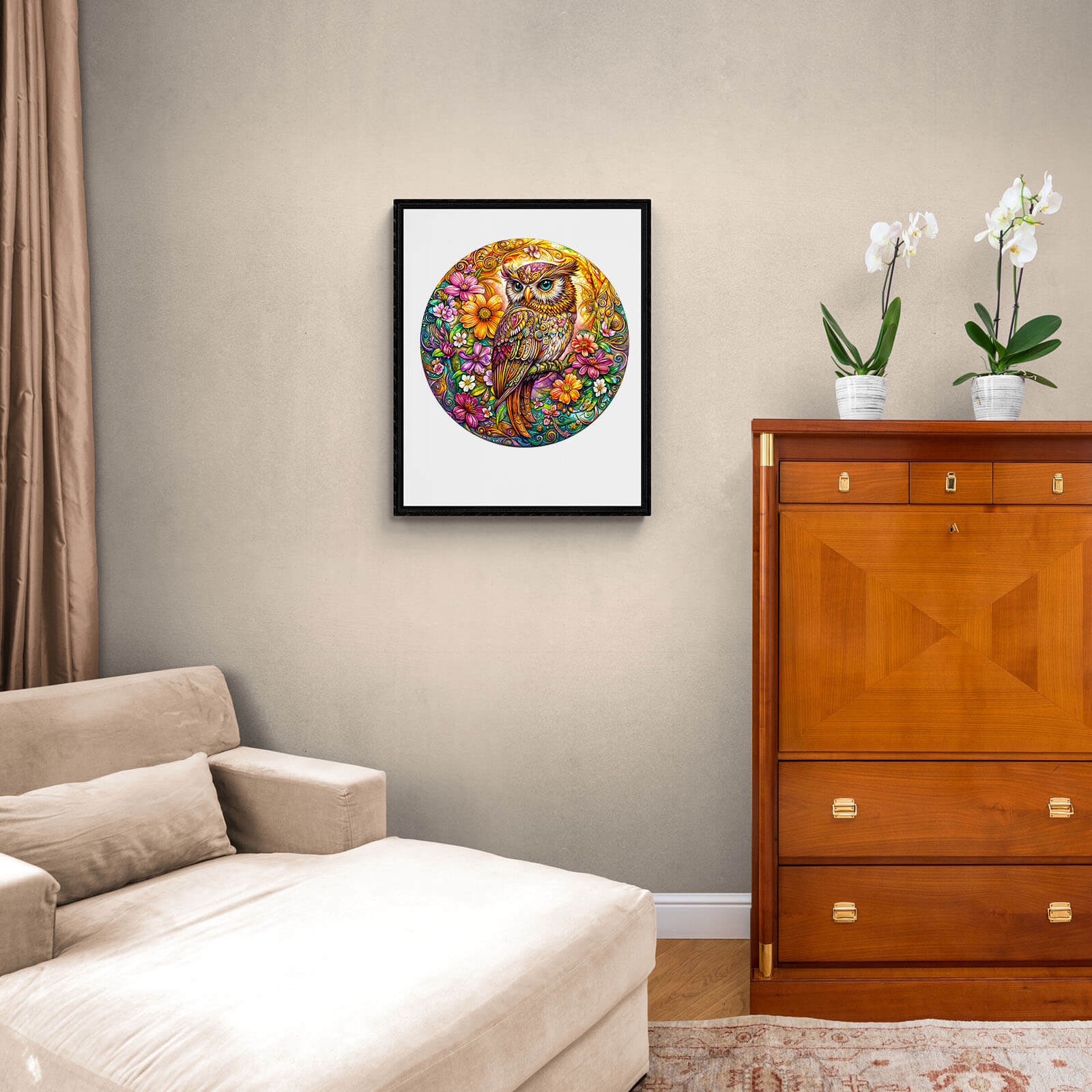 Color Owl Wooden Jigsaw Puzzle - Image 10
