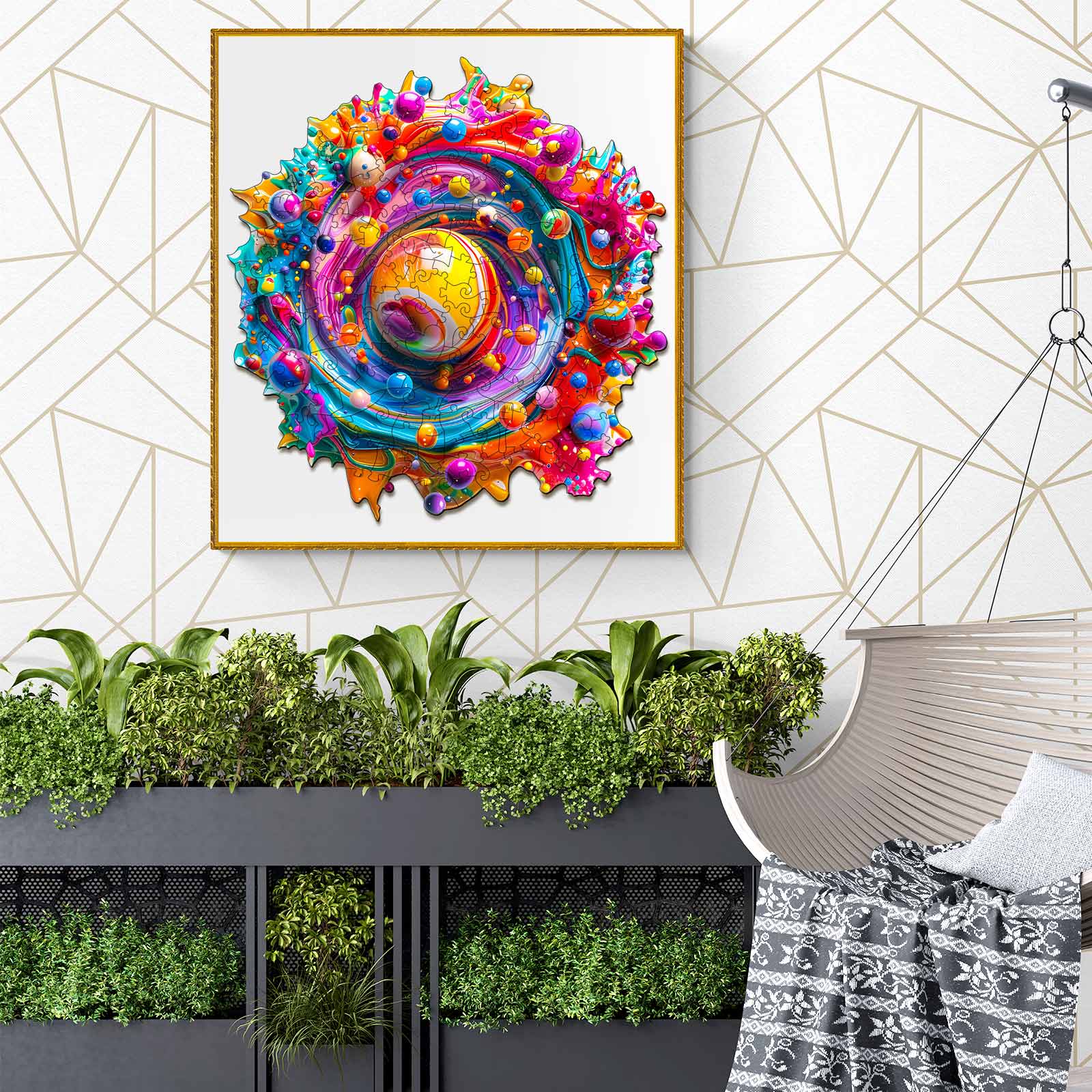 Color Rhapsody Wooden Jigsaw Puzzle - Image 10