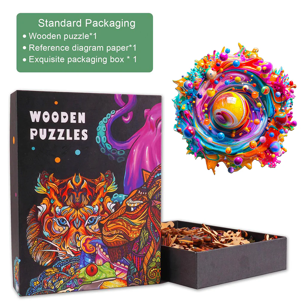 Color Rhapsody Wooden Jigsaw Puzzle - Image 6