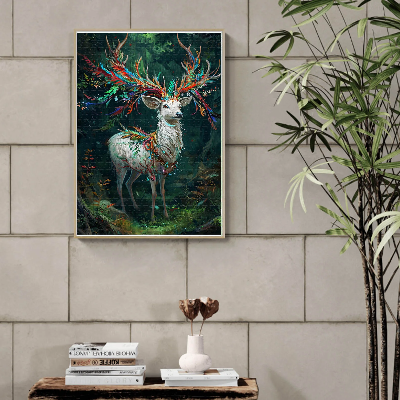 Colorful Deer 500 / 1000 Piece Puzzle - Image 6