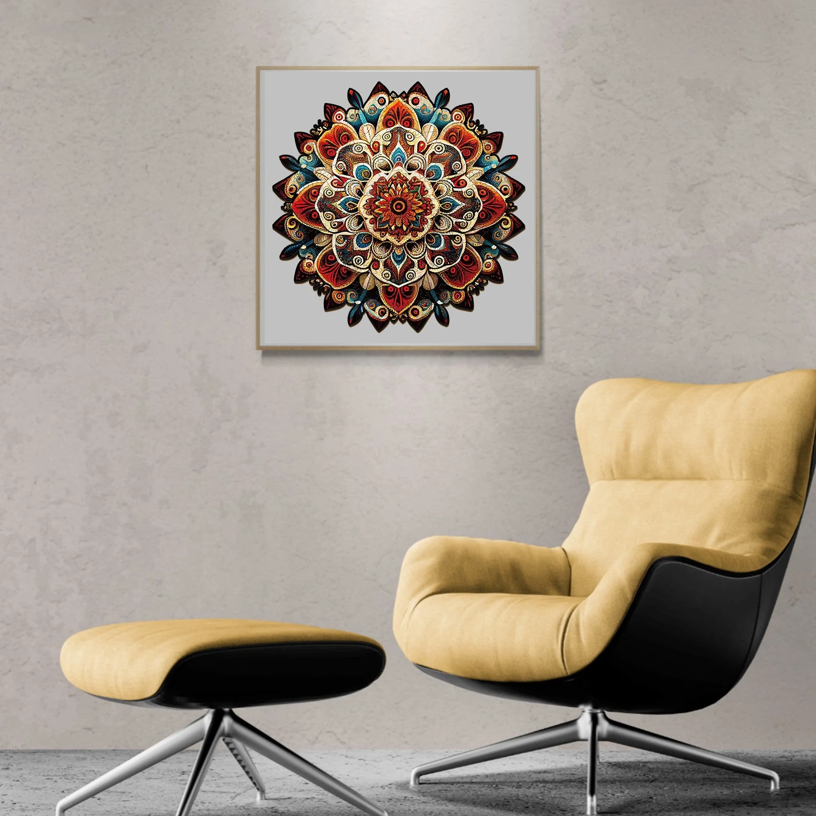 Mandala-6 Wooden Jigsaw Puzzle - Image 8