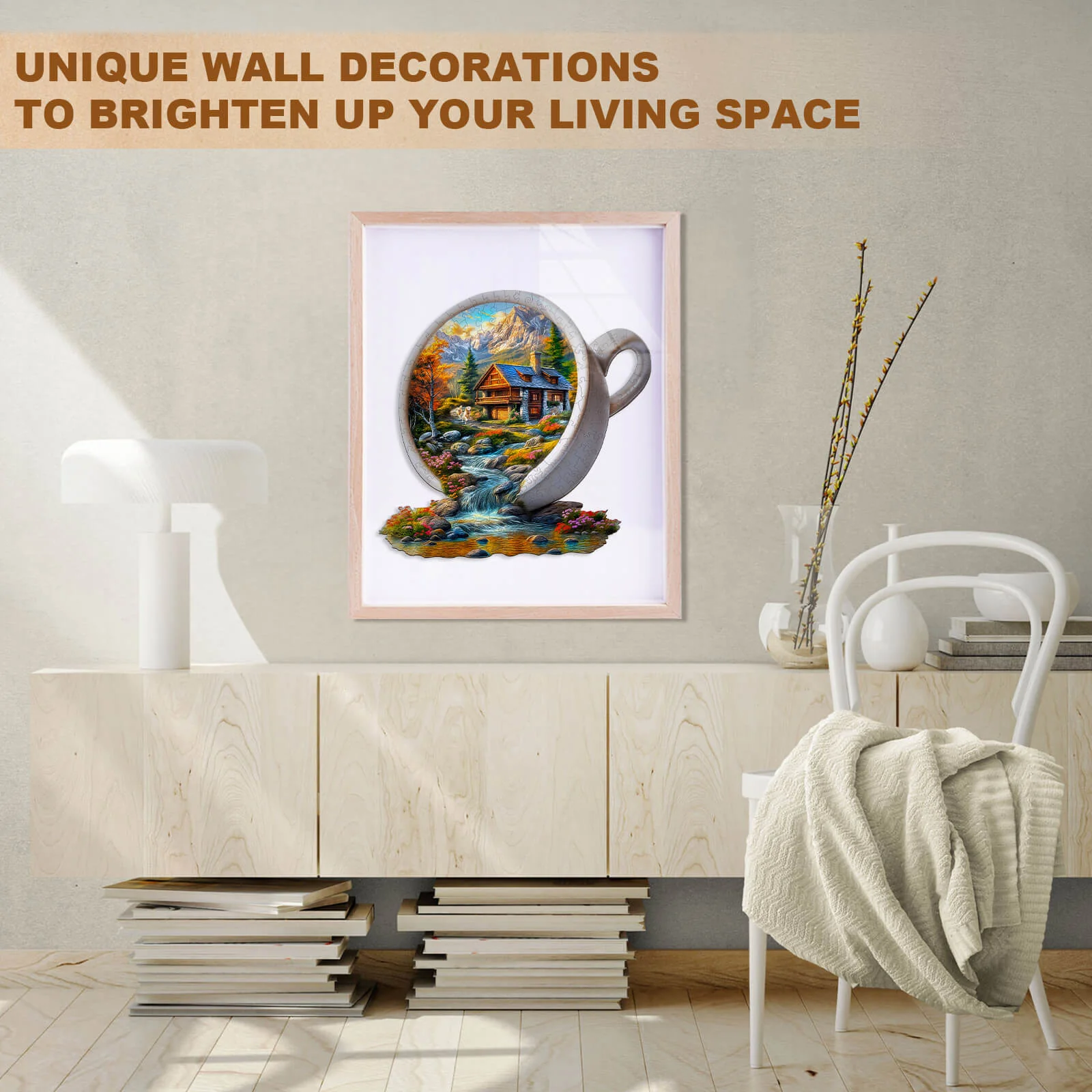 Cup of Serenity Wooden Jigsaw Puzzle - Image 11