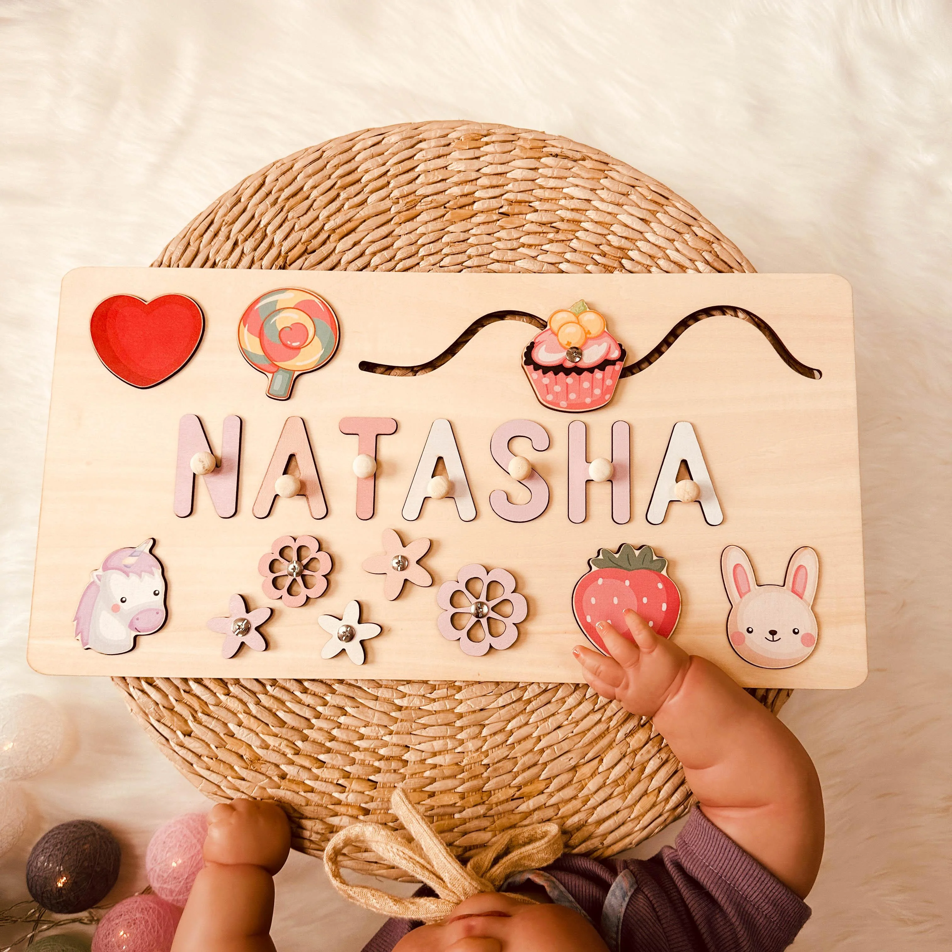 Personalized Baby Name Puzzle Advanced Toys - Image 4