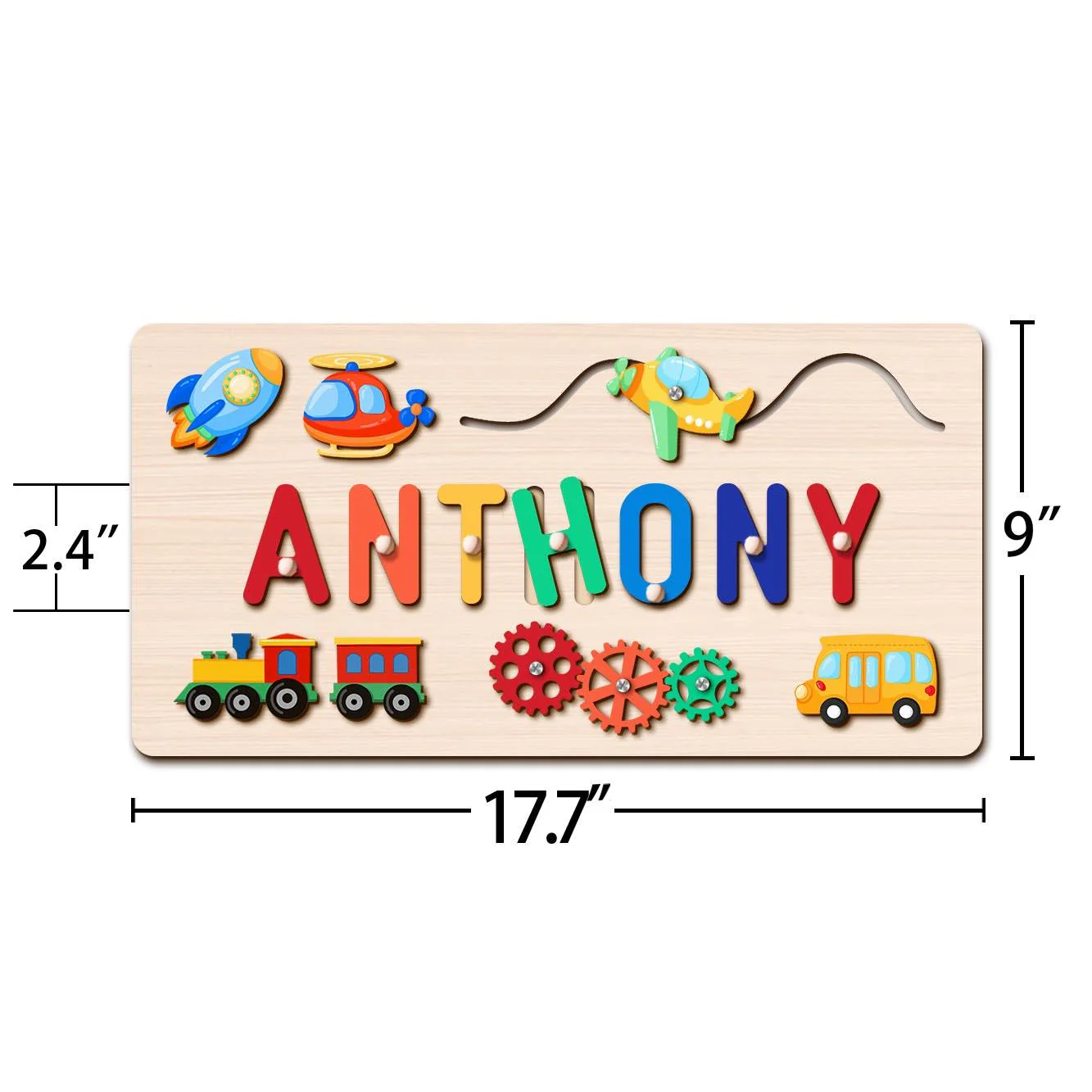 Personalized Baby Name Puzzle Advanced Toys - Image 7