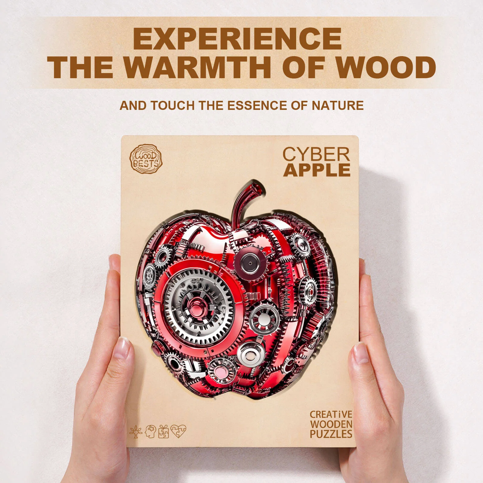 Cyber Apple Wooden Jigsaw Puzzle - Image 5