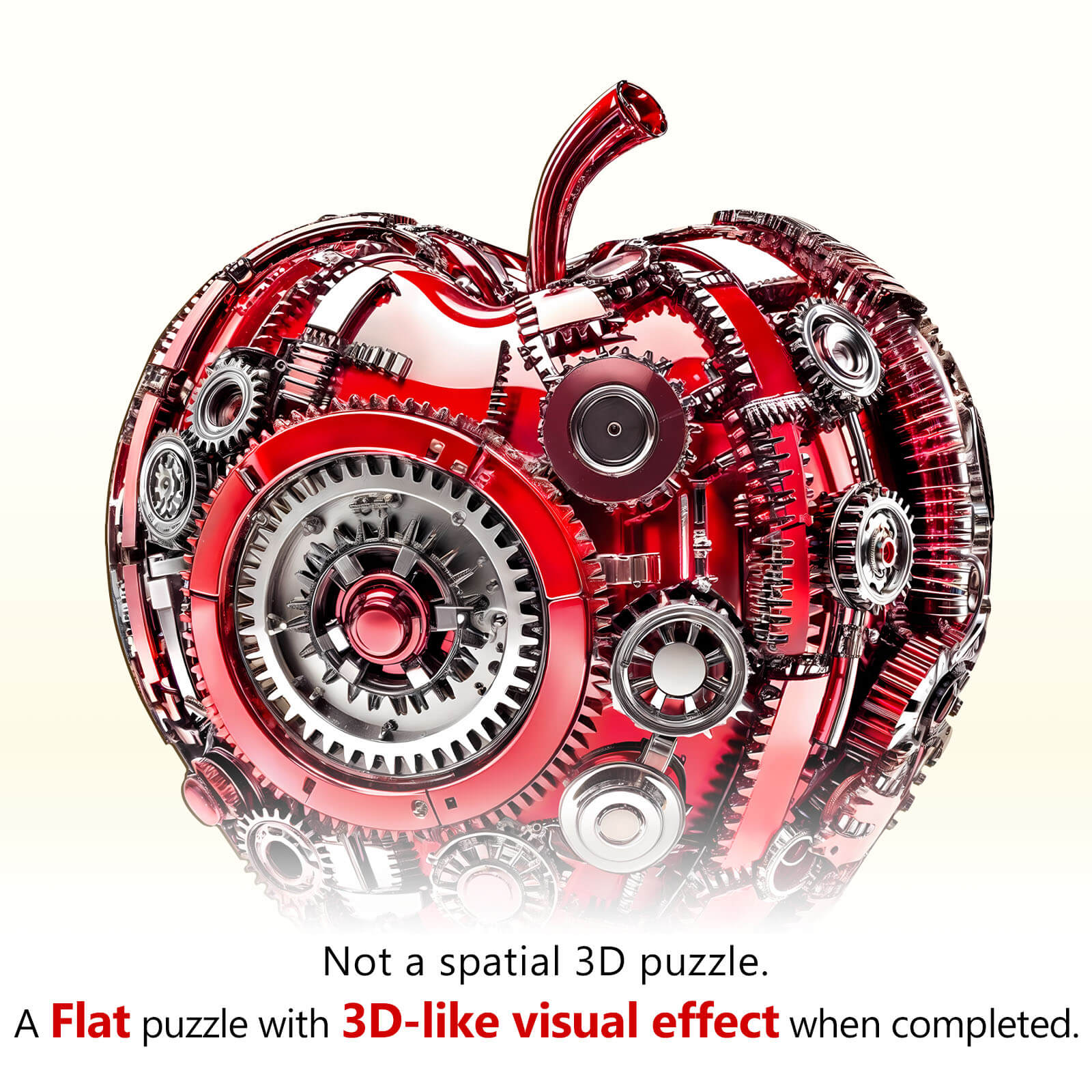 Cyber Apple Wooden Jigsaw Puzzle - Image 7