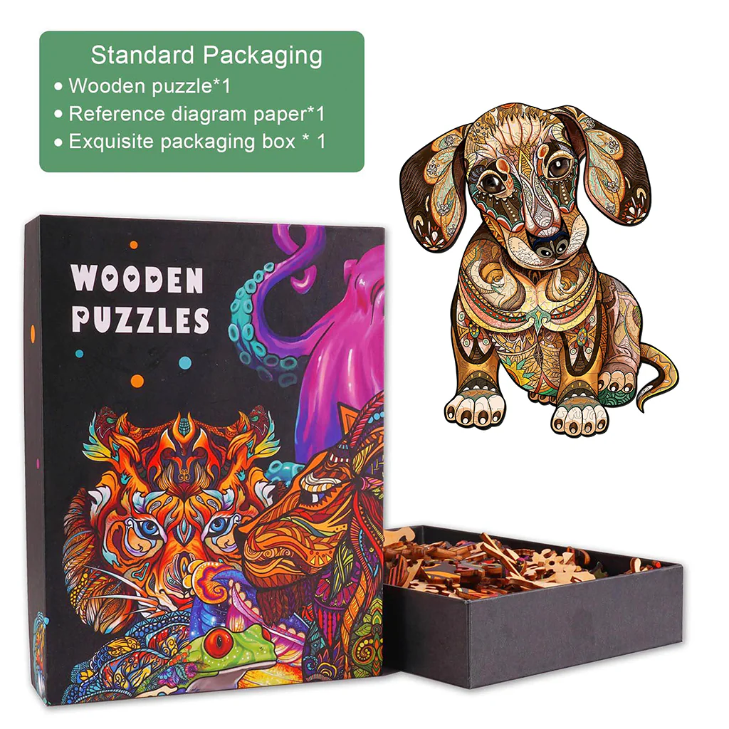 Dachshund Wooden Jigsaw Puzzle - Image 5