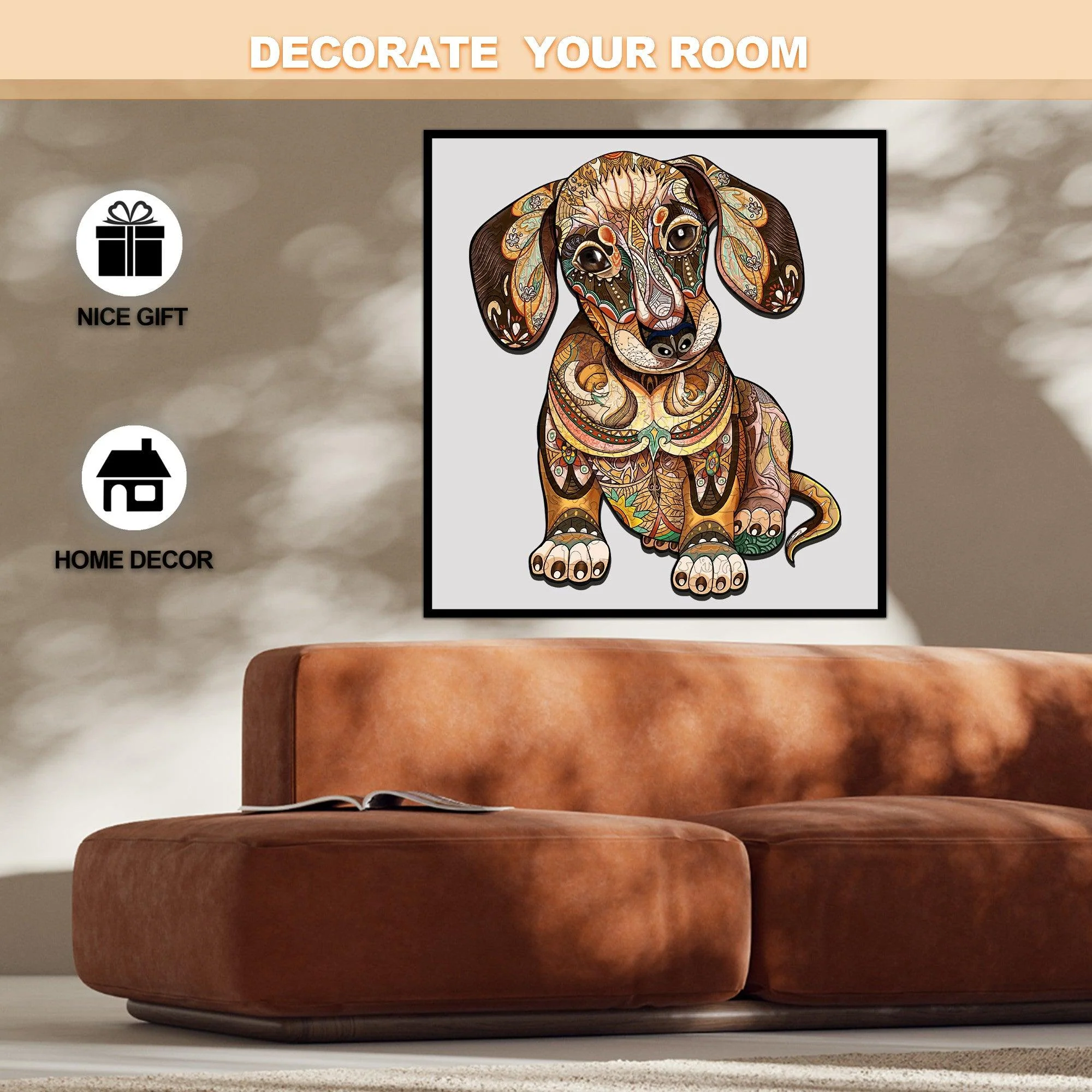 Dachshund Wooden Jigsaw Puzzle - Image 8