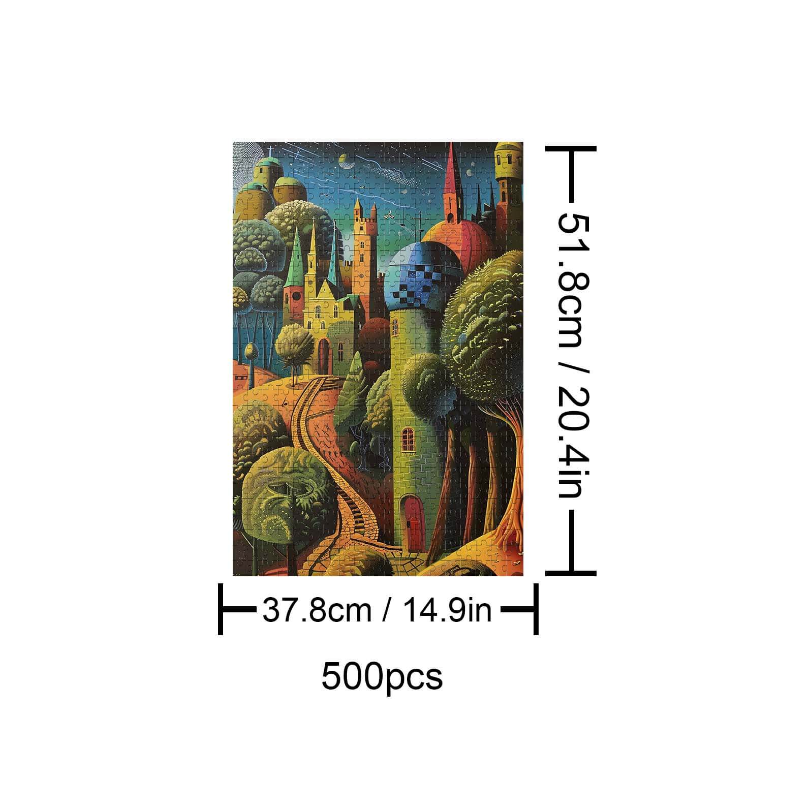 Desert City 500 / 1000 Piece Puzzle - Image 4
