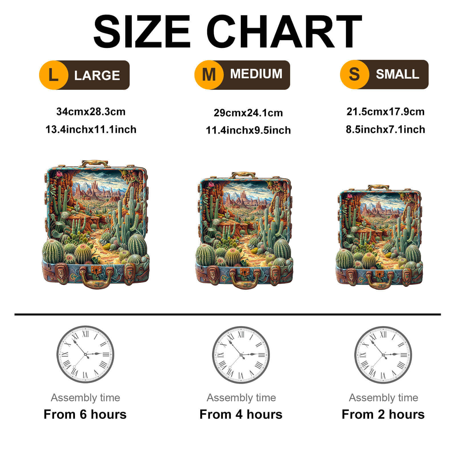 Desert Odyssey-2 Wooden Jigsaw Puzzle - Image 6