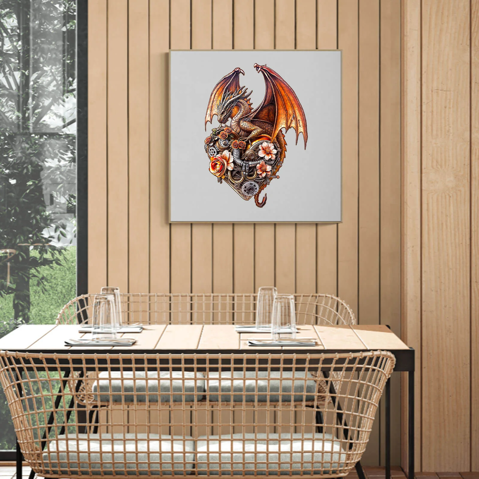 Dragon Heart Machina Wooden Jigsaw Puzzle - Image 12