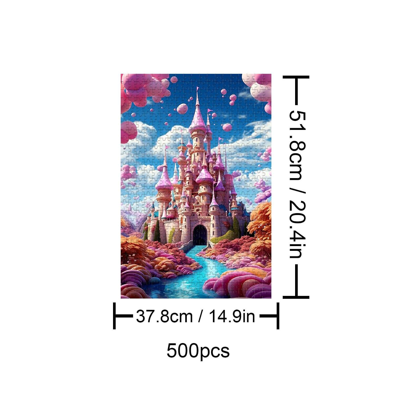 Dream Castle 500 / 1000 Piece Puzzle - Image 4