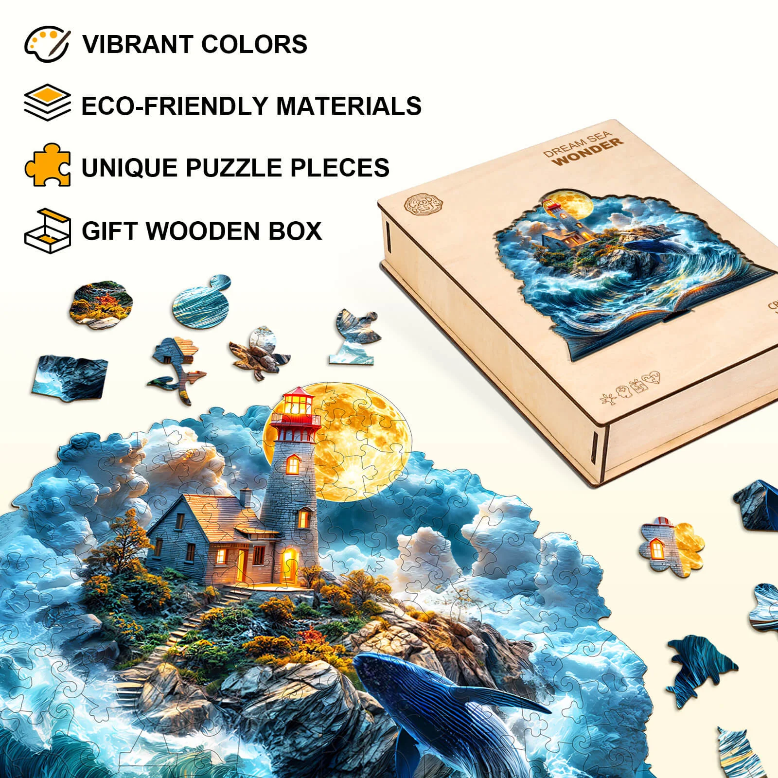 Dream Sea Wonder Wooden Jigsaw Puzzle - Image 5