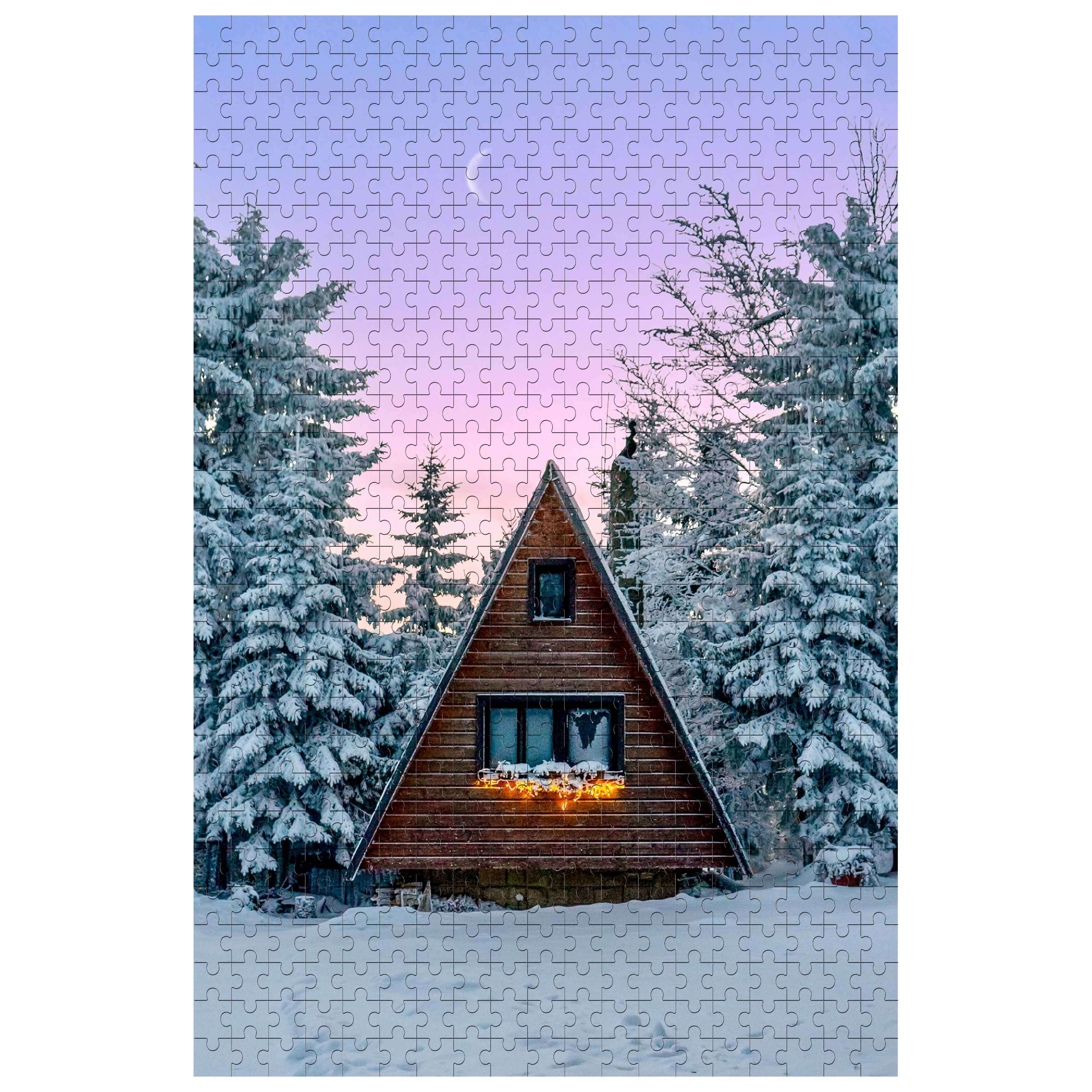 Dreamy Winter Night 500 / 1000 Piece Puzzle - Image 3