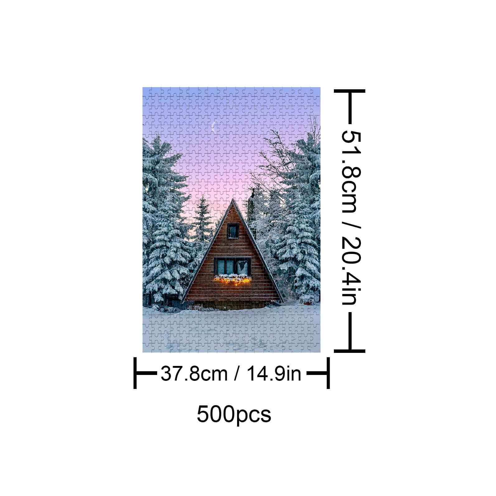 Dreamy Winter Night 500 / 1000 Piece Puzzle - Image 4