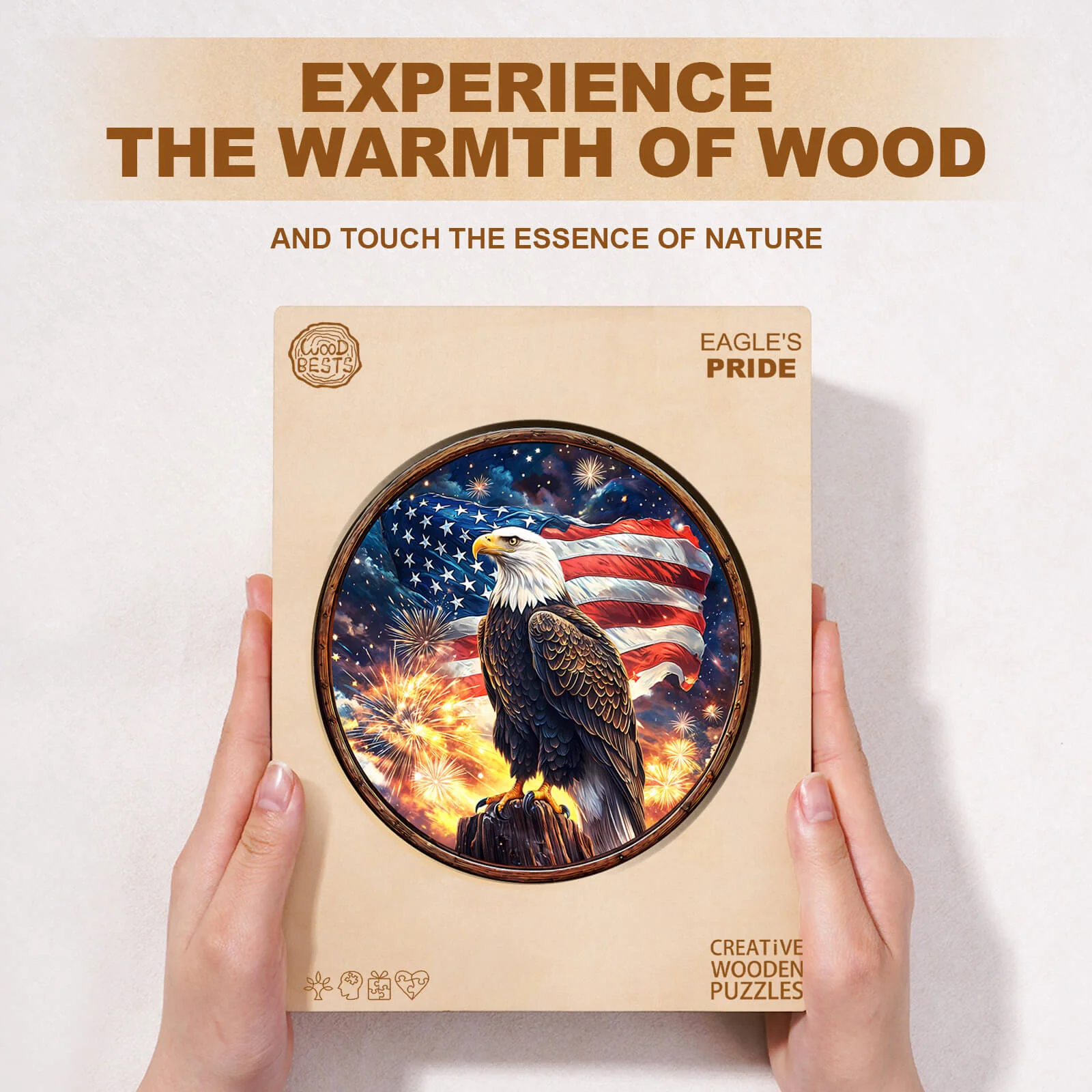 Eagle's Pride Wooden Jigsaw Puzzle - Image 5