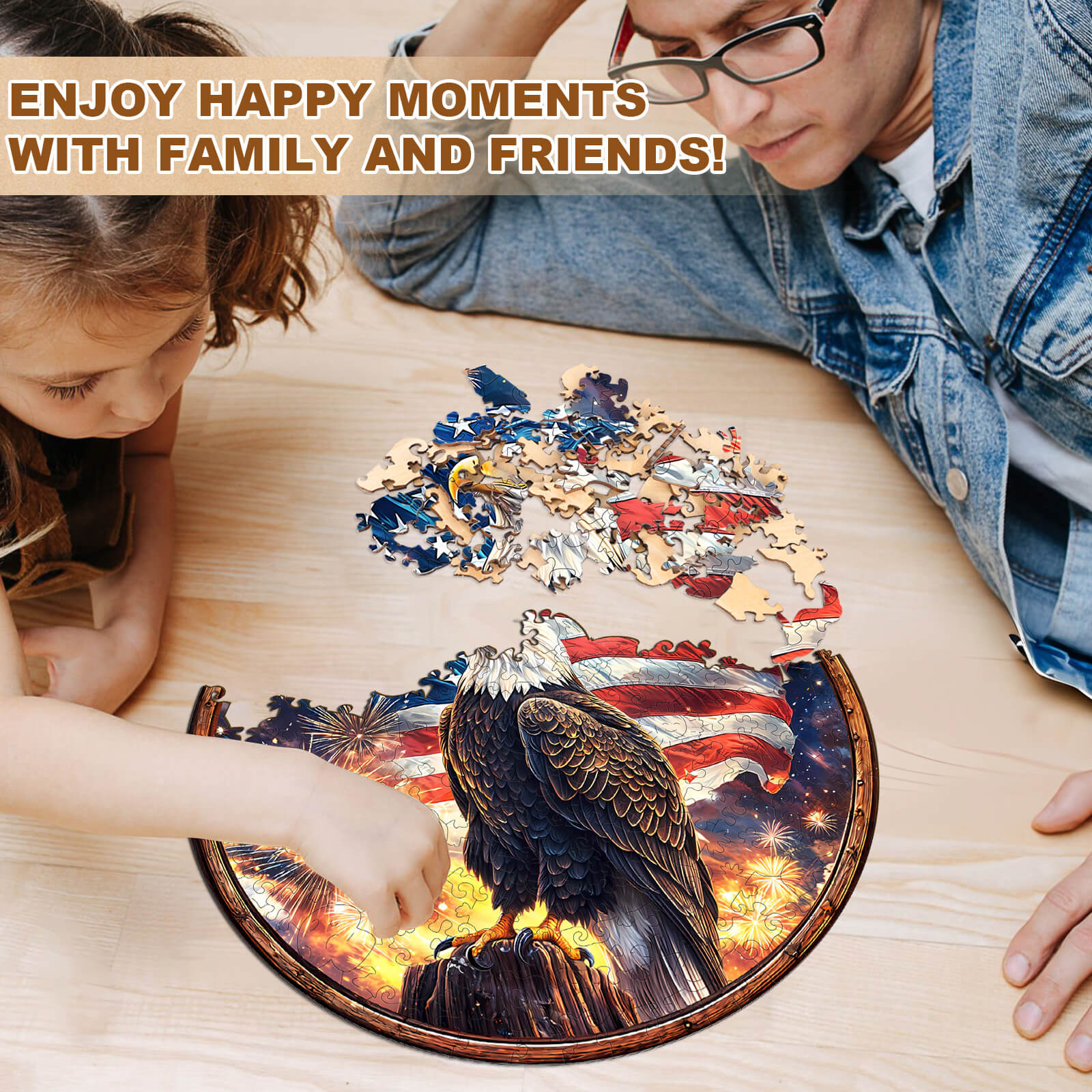 Eagle's Pride Wooden Jigsaw Puzzle - Image 8