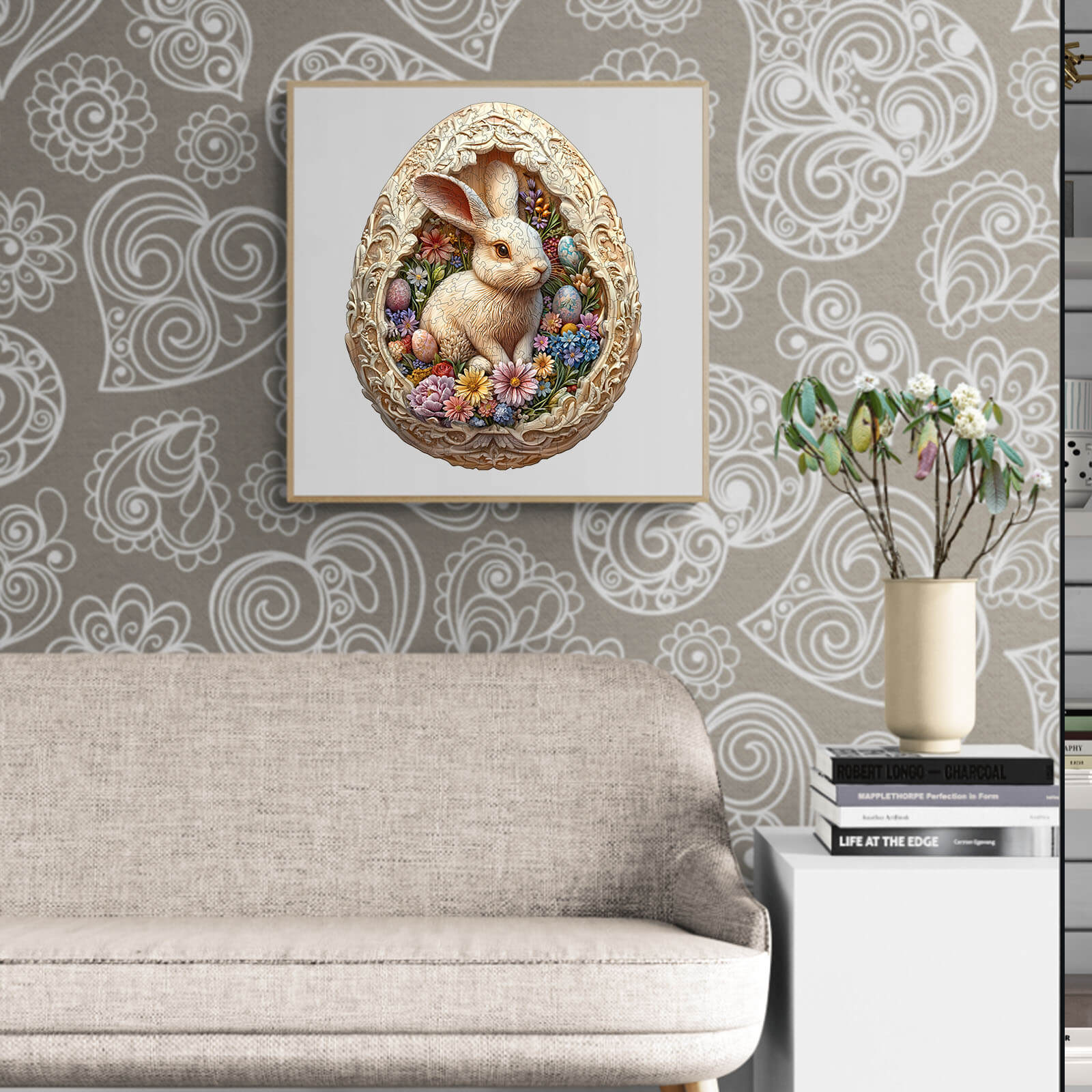 Eggshell world Easter-1 Wooden Jigsaw Puzzle - Image 13