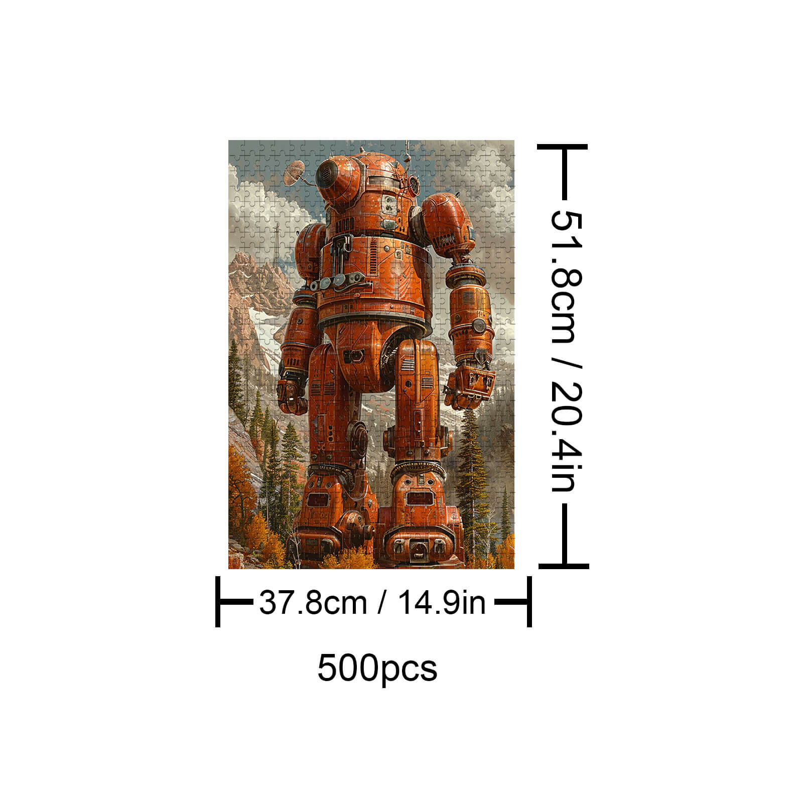 Electronic Bear 500 / 1000 Piece Puzzle - Image 3