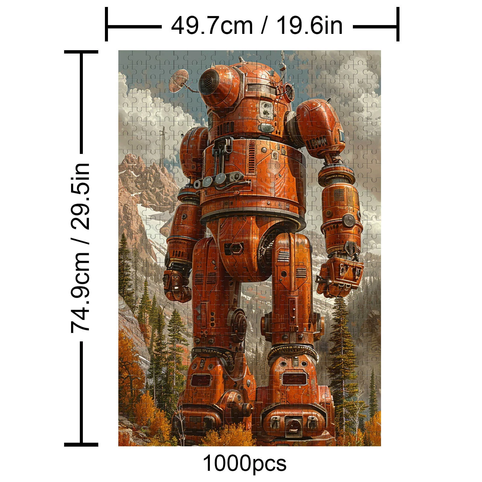 Electronic Bear 500 / 1000 Piece Puzzle - Image 4