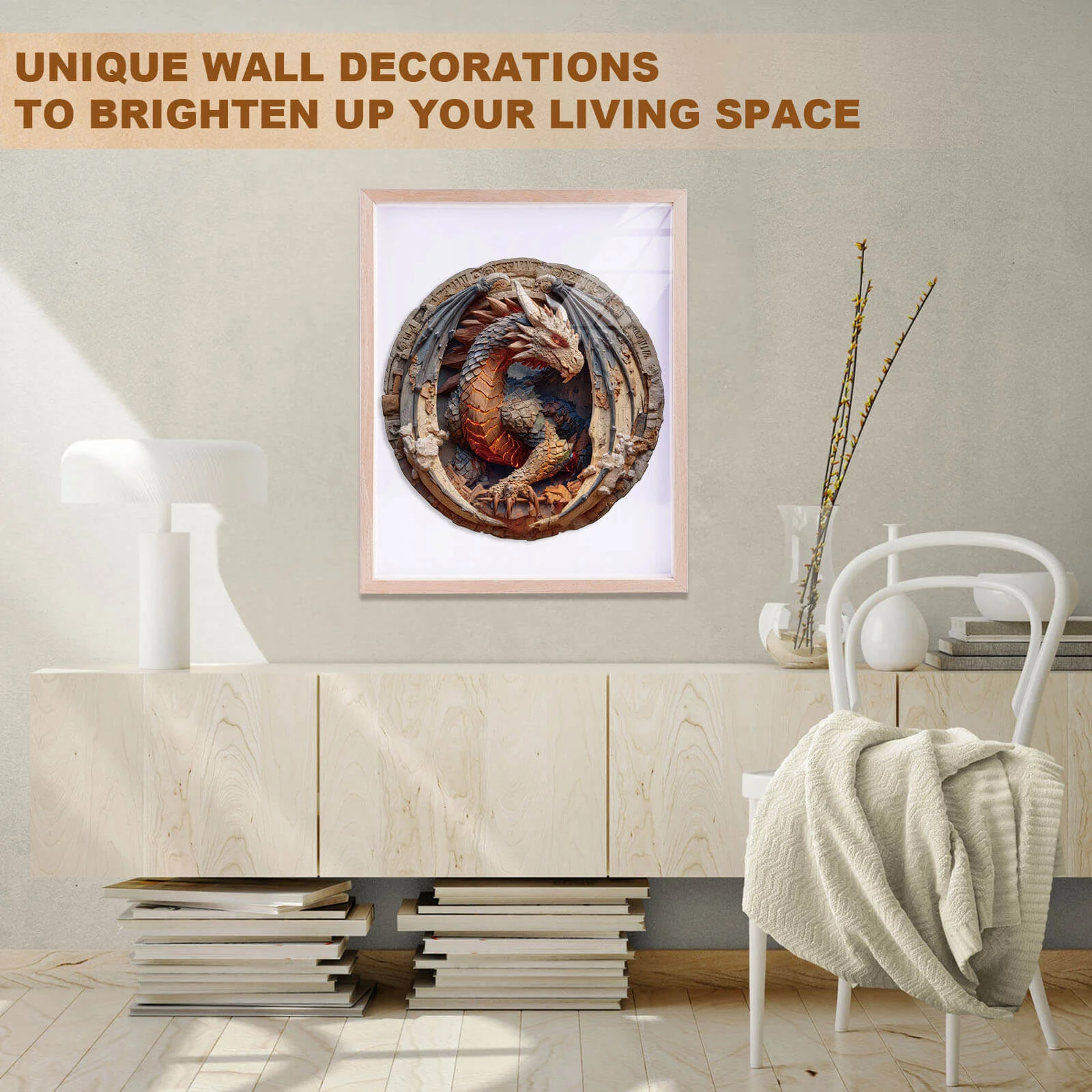 Elements Earth Dragon Wooden Jigsaw Puzzle - Image 9