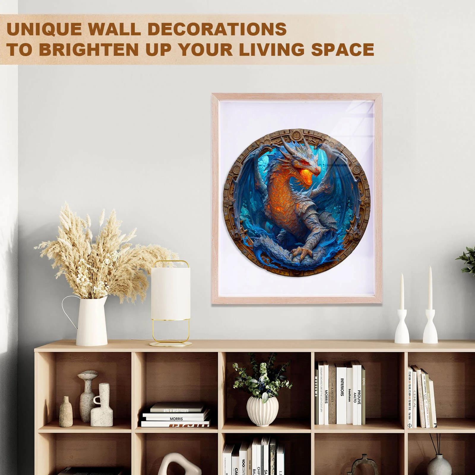 Elements Water Dragon Wooden Jigsaw Puzzle - Image 12