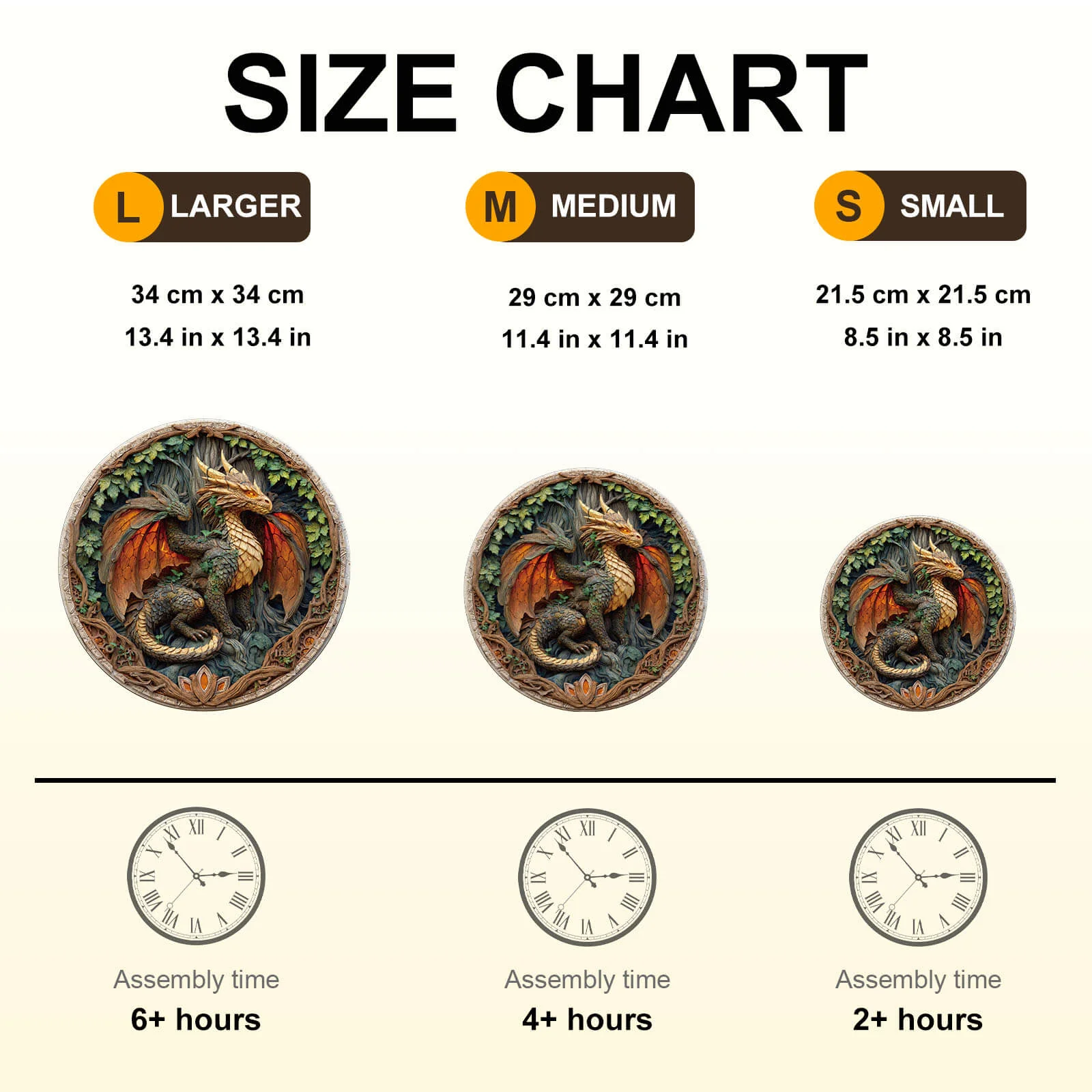 Elements Wood Dragon Wooden Jigsaw Puzzle - Image 8