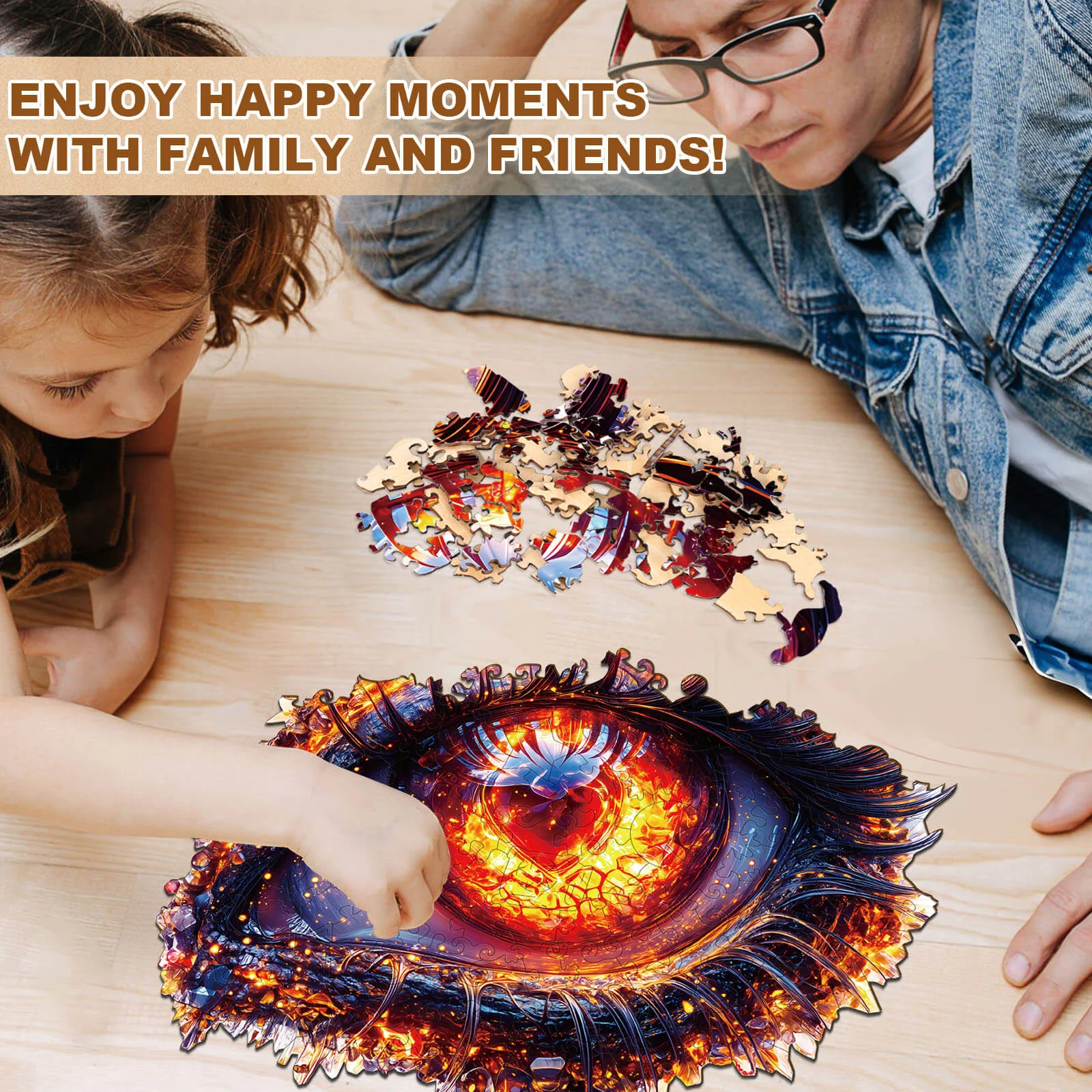 Ember Eye Wooden Jigsaw Puzzle - Image 10