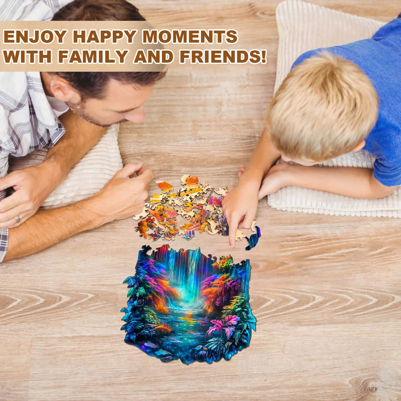 Enchanted Flame Wooden Jigsaw Puzzle - Image 10