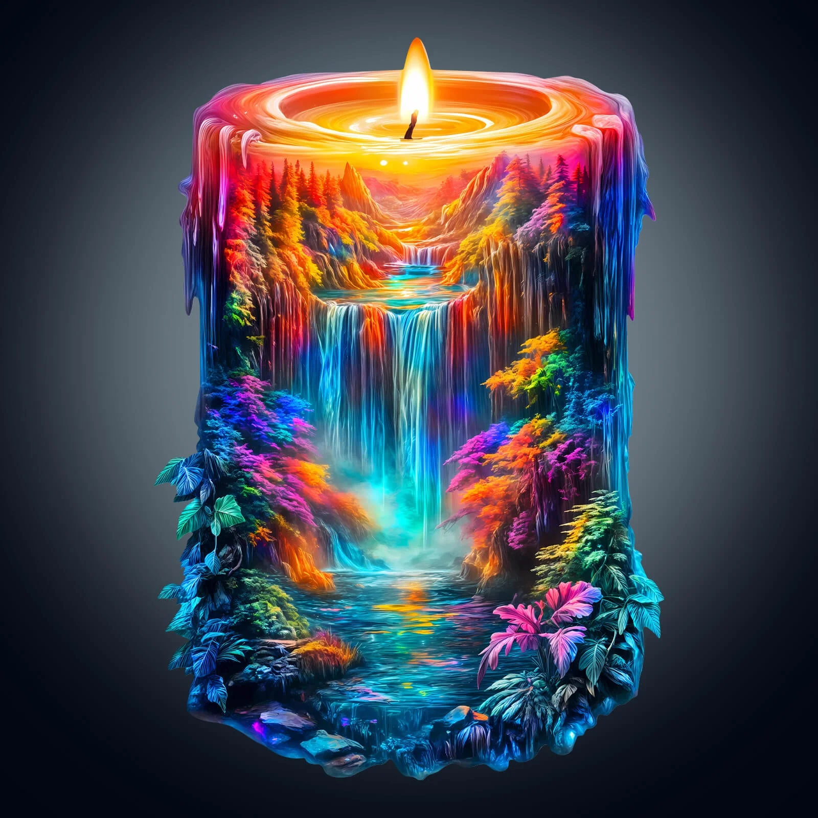 Enchanted Flame Wooden Jigsaw Puzzle - Image 2