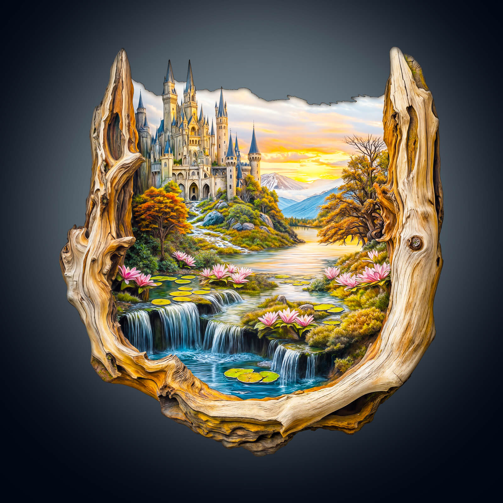 Enchanted Frame-1 Wooden Jigsaw Puzzle - Image 2
