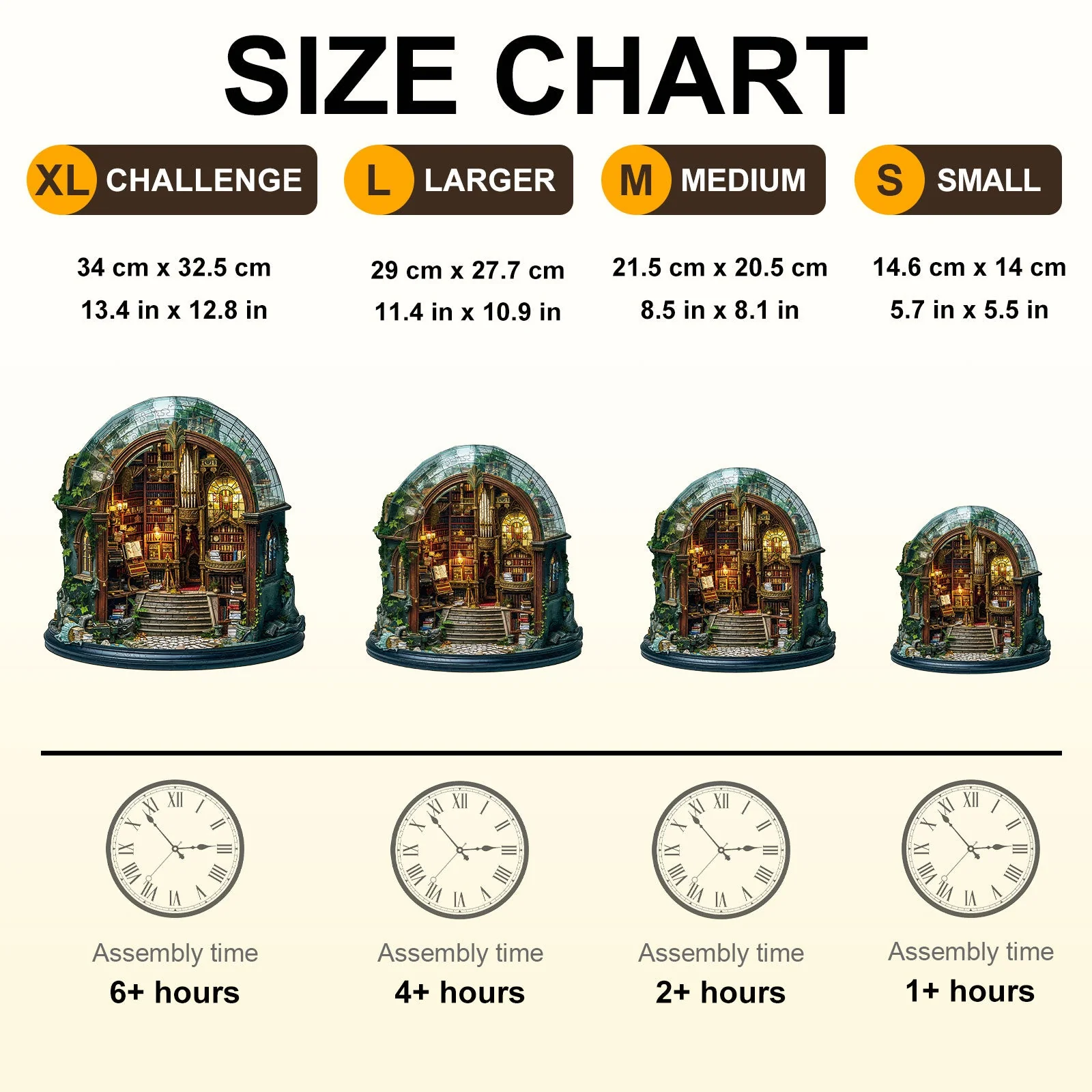 Enchanted Library Wooden Jigsaw Puzzle - Image 8