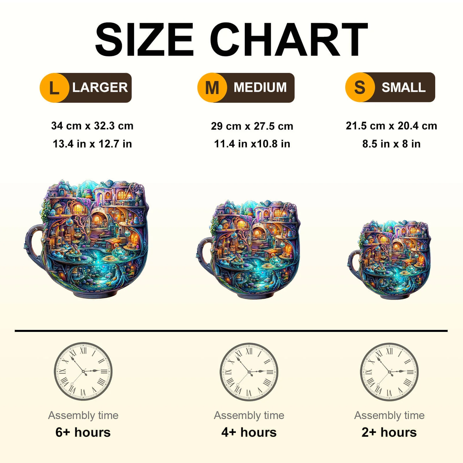Enchanted Teapot Wooden Jigsaw Puzzle - Image 8