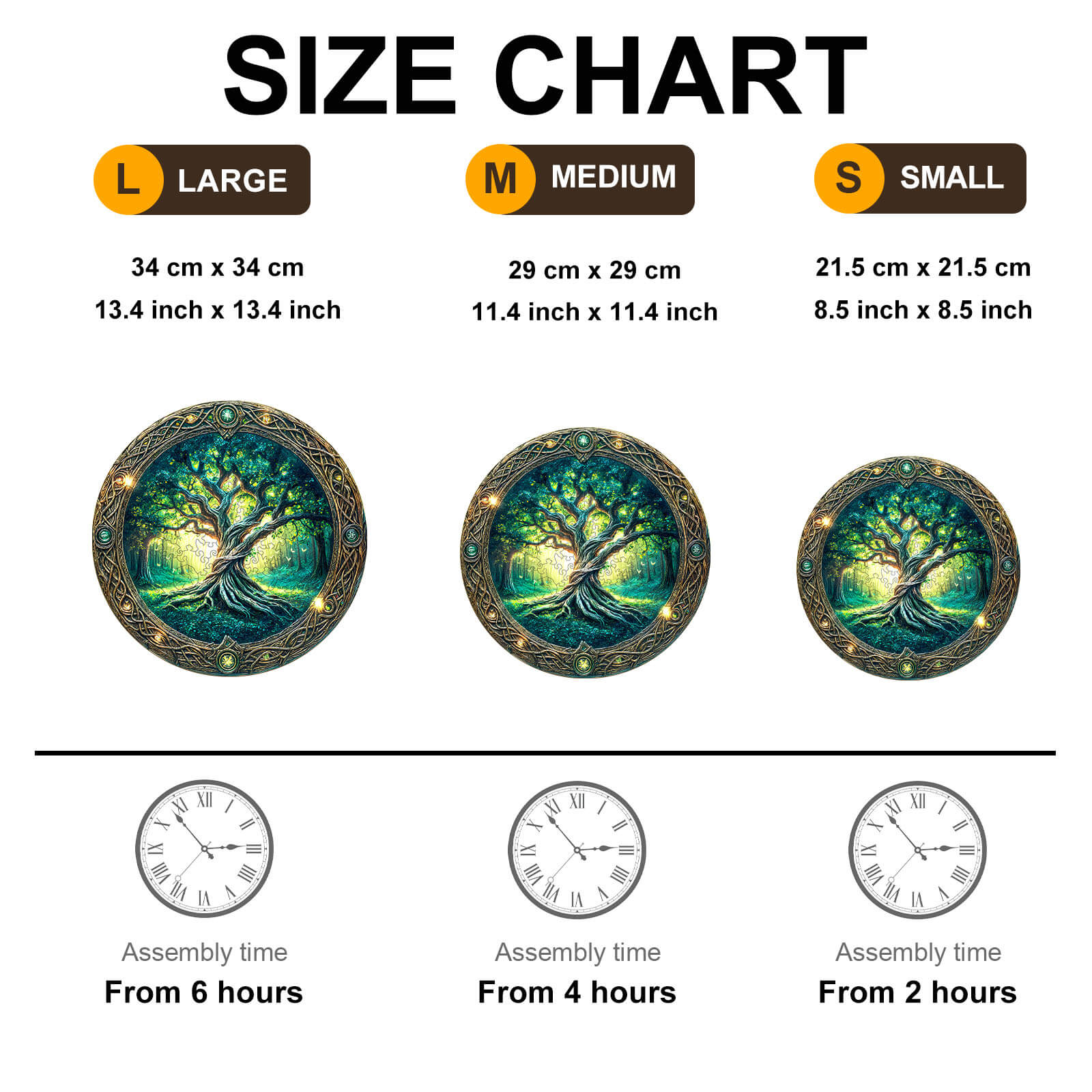 Eternal Tree Wooden Jigsaw Puzzle - Image 6