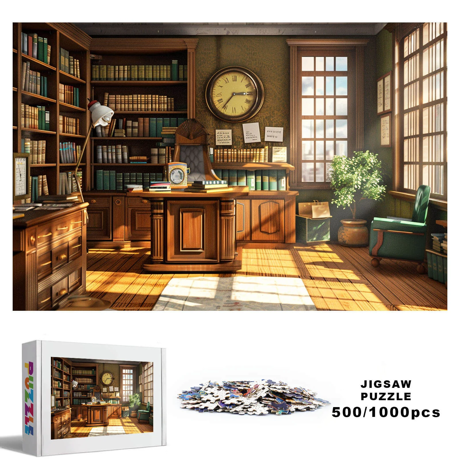 Exquisite Study 500 / 1000 Piece Puzzle - Image 2